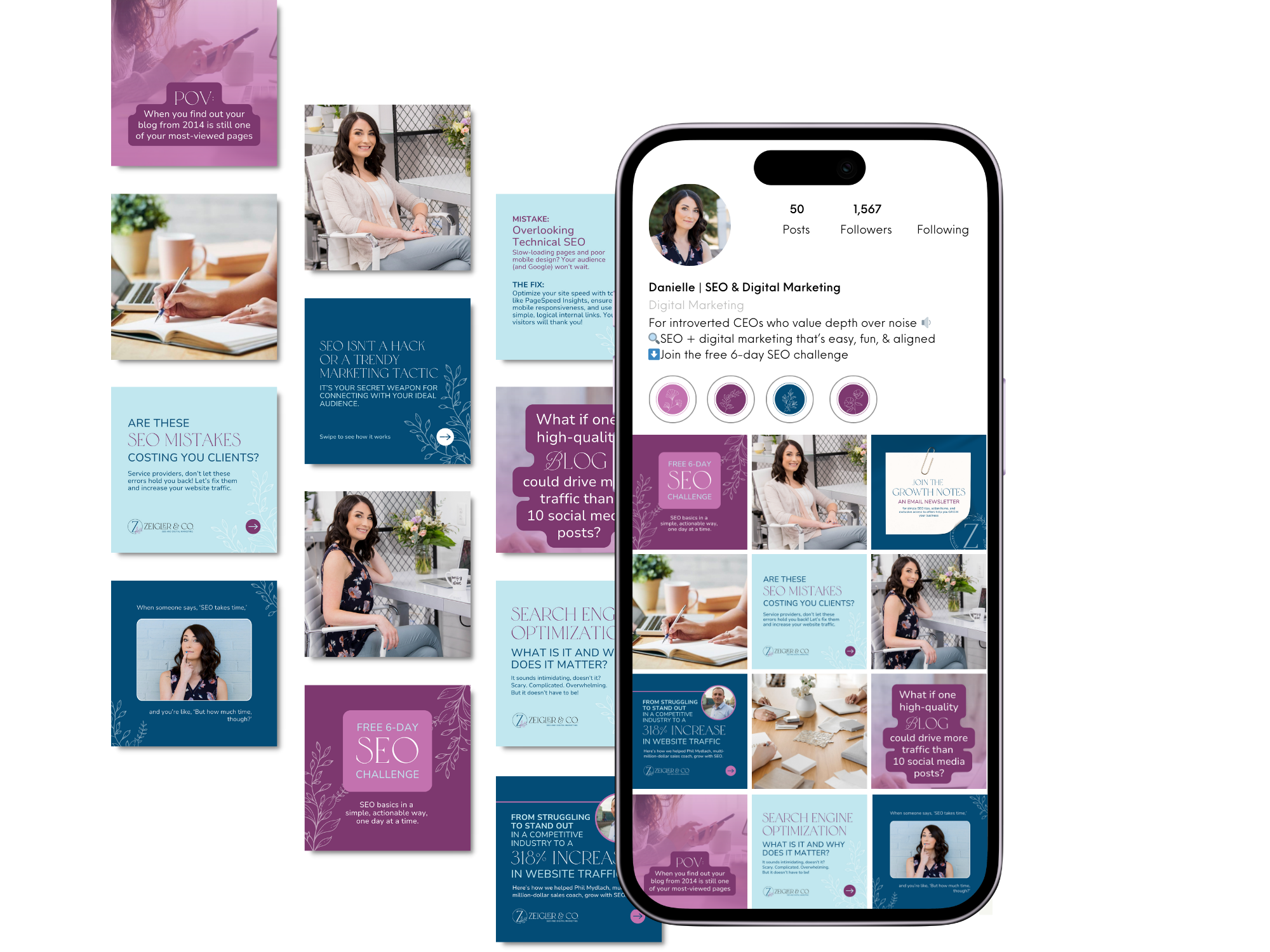 Social media strategy and design for SEO & Digital Marketing Agency