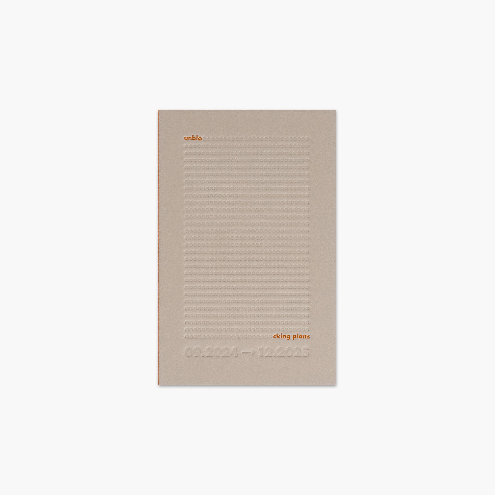 unblocking plans | weekly planner 09.2024 - 12.2025