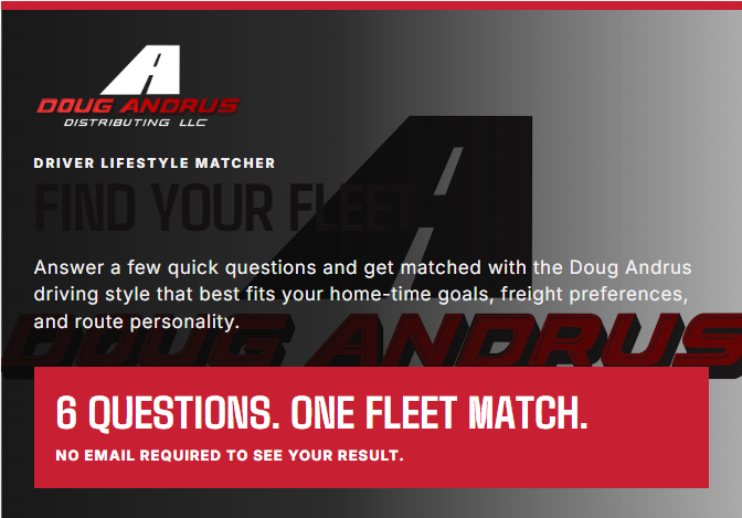 Which Trucking Job Is Right for You? Take the Find Your Fleet Quiz