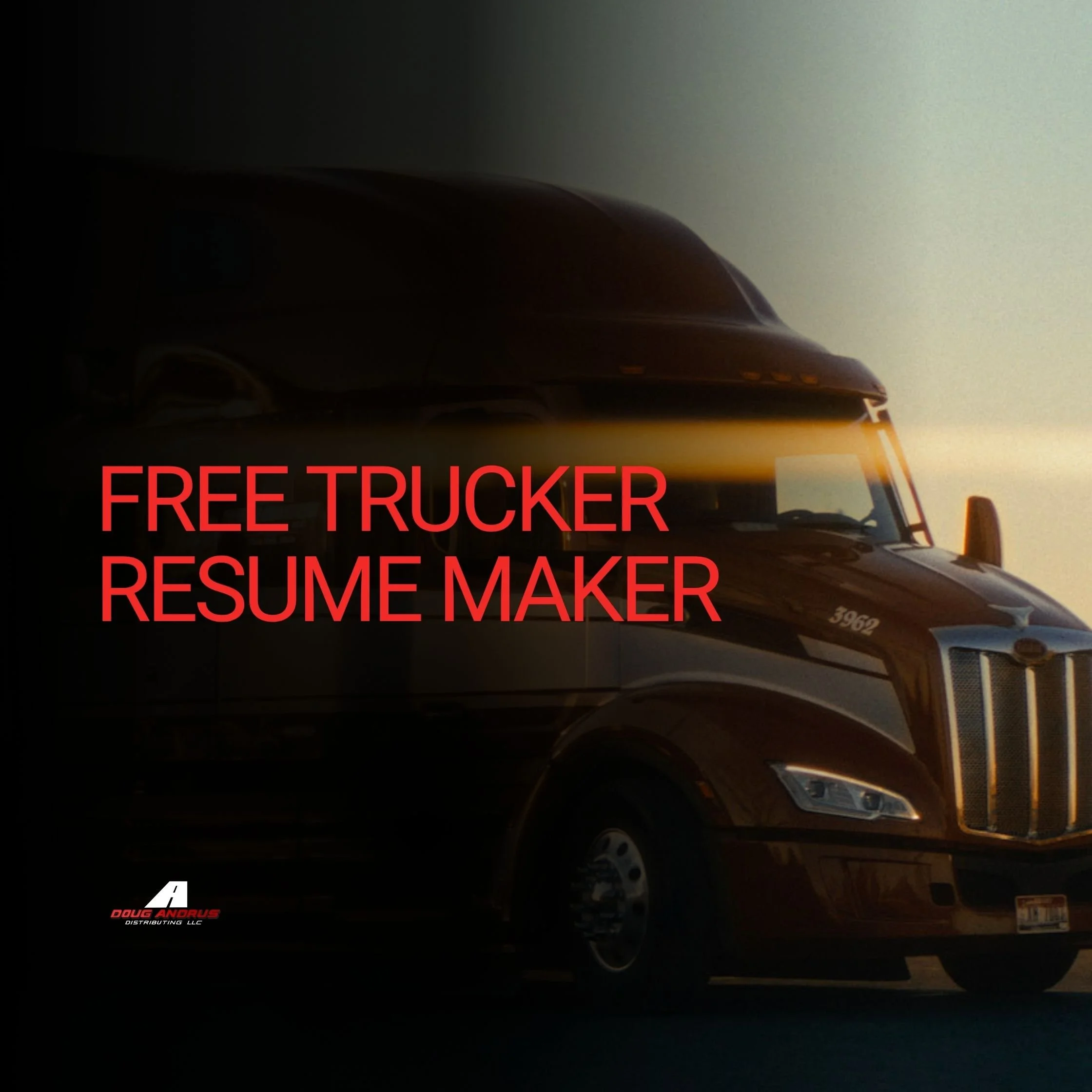 Free Truck Driver Resume Maker — Build &amp; Download Yours in Minutes