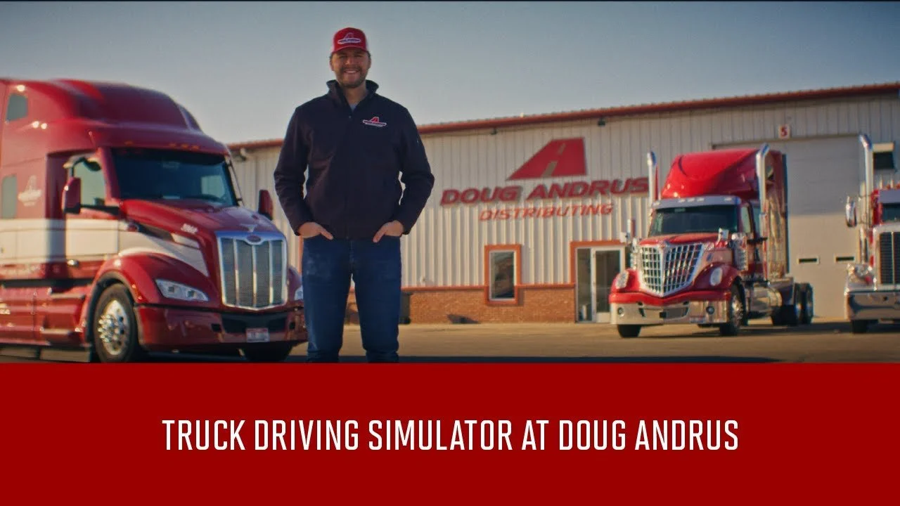Truck Driving Simulator Training at Doug Andrus