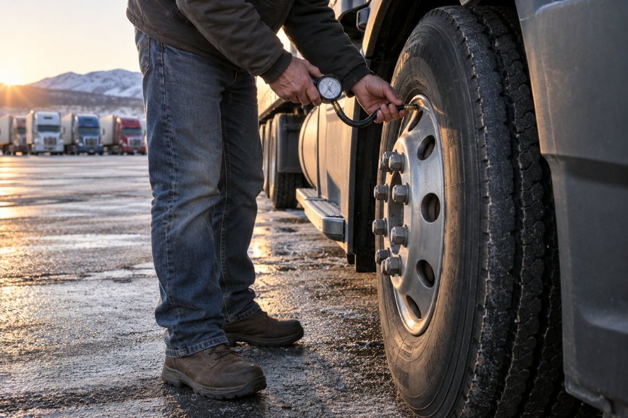 The Impact of Tire Pressure on Commercial Truck Performance
