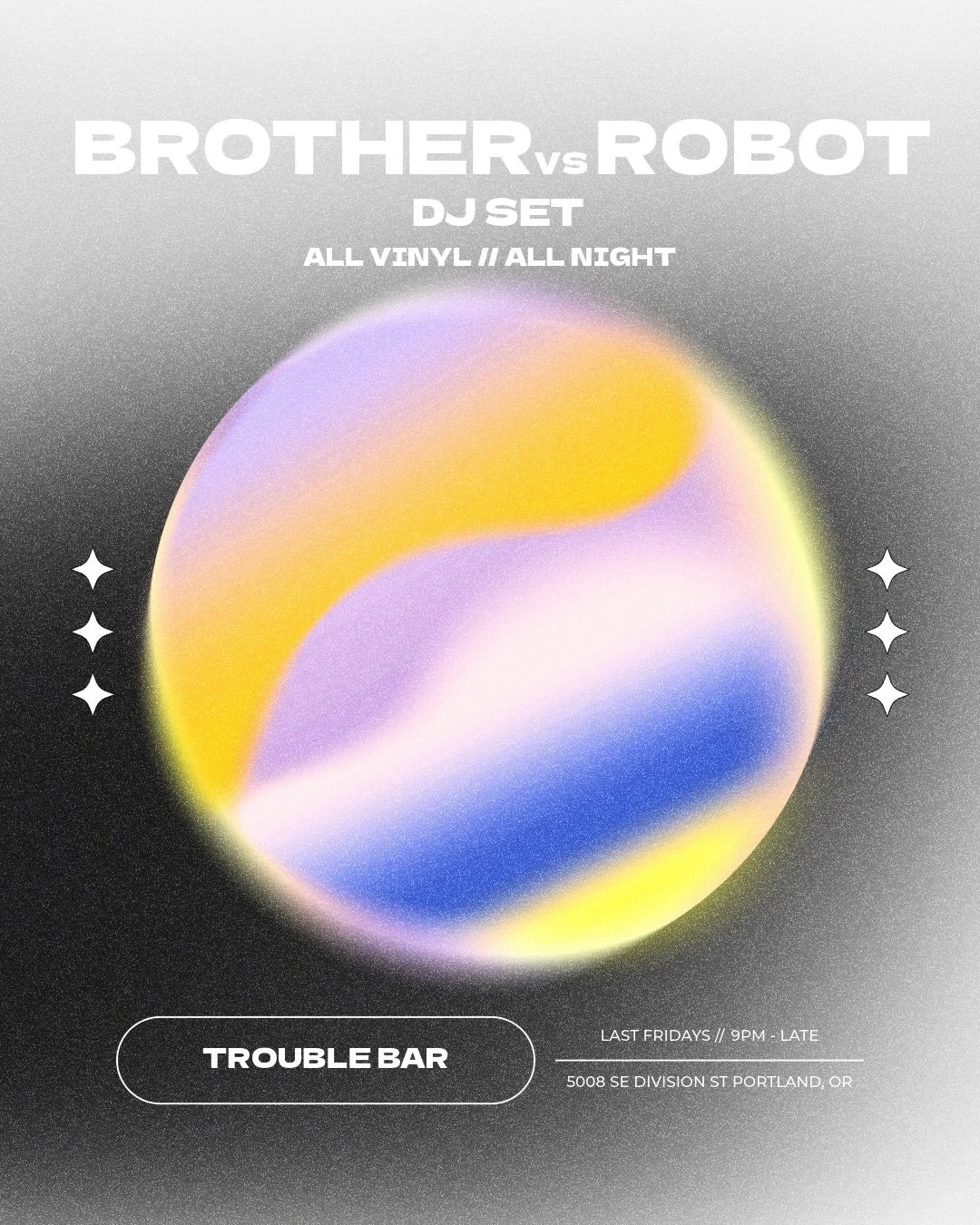 STOKED to be back on the decks every last friday @troublepdx! all vinyl all genre all vibes all night. if you heard my XRAY.fm show &ldquo;In Between Daze&rdquo; or my sunday sets at Craft Service, you know what you&rsquo;re in for. come get a hot do