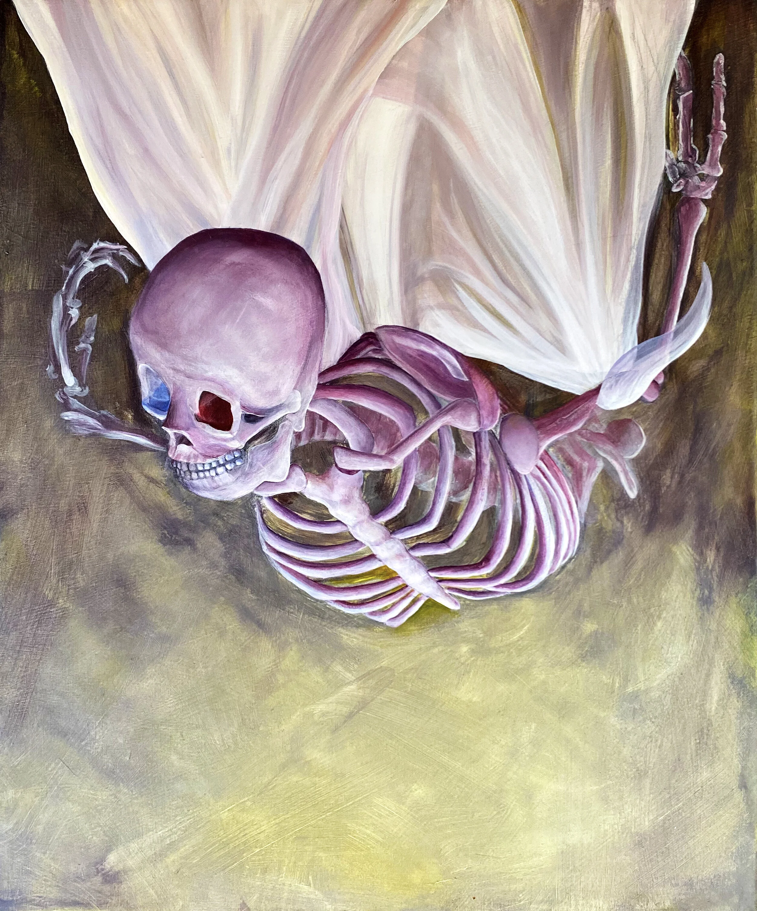 From Ground Control, Acrylic on Canvas, 24" x 30"