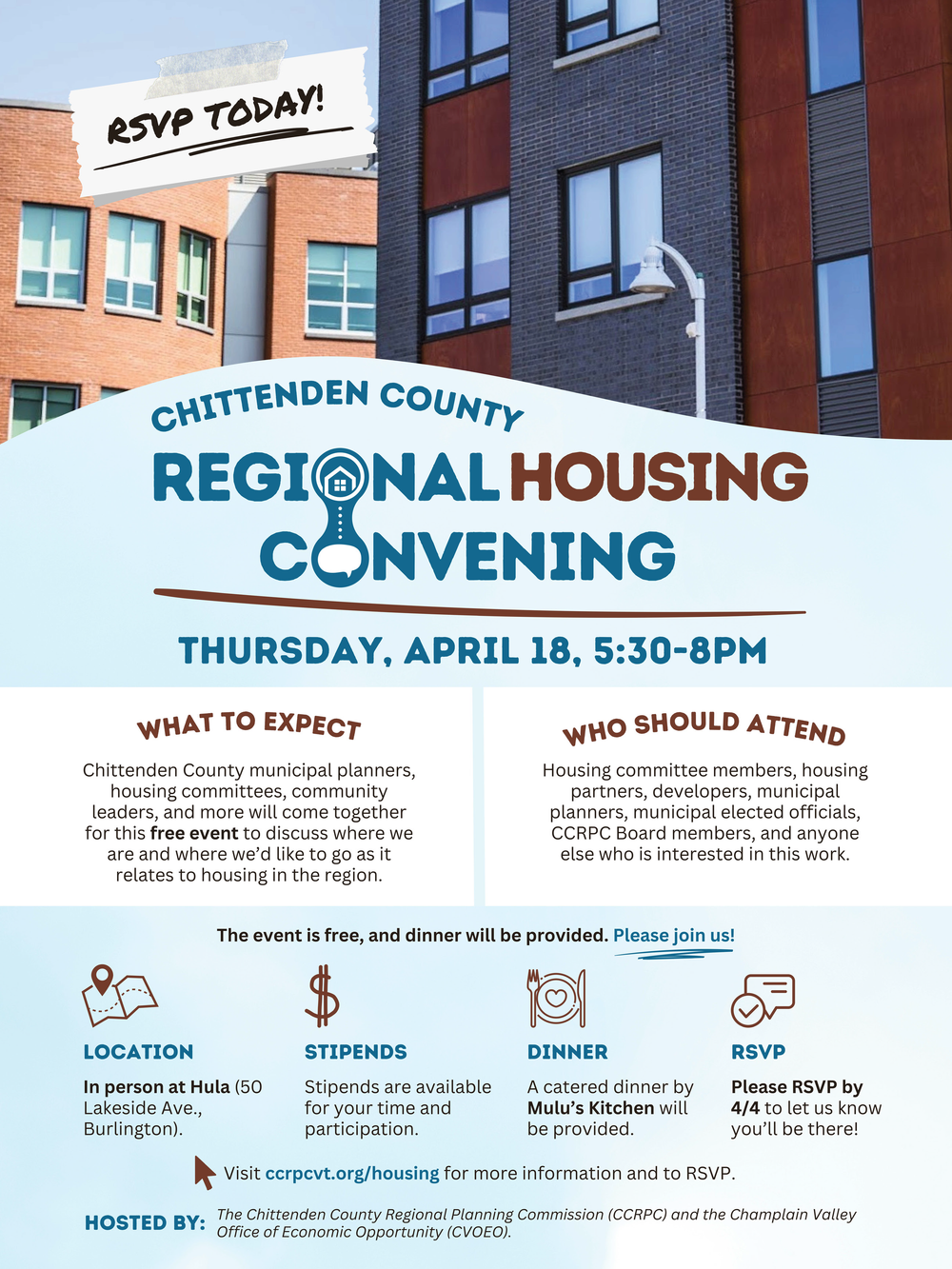 Chittenden County Regional Housing Convening — Fair Housing Month VT
