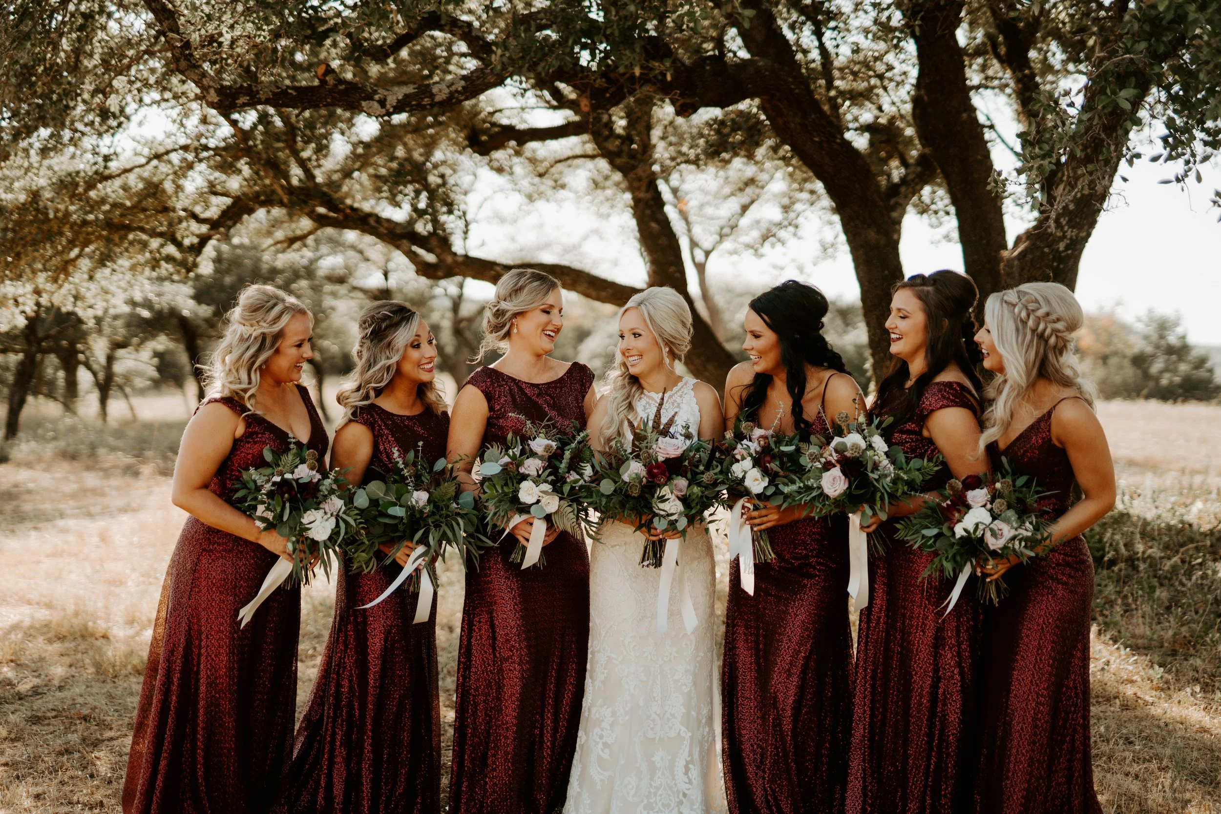 maroon aggie wedding in graham texas wedding venue