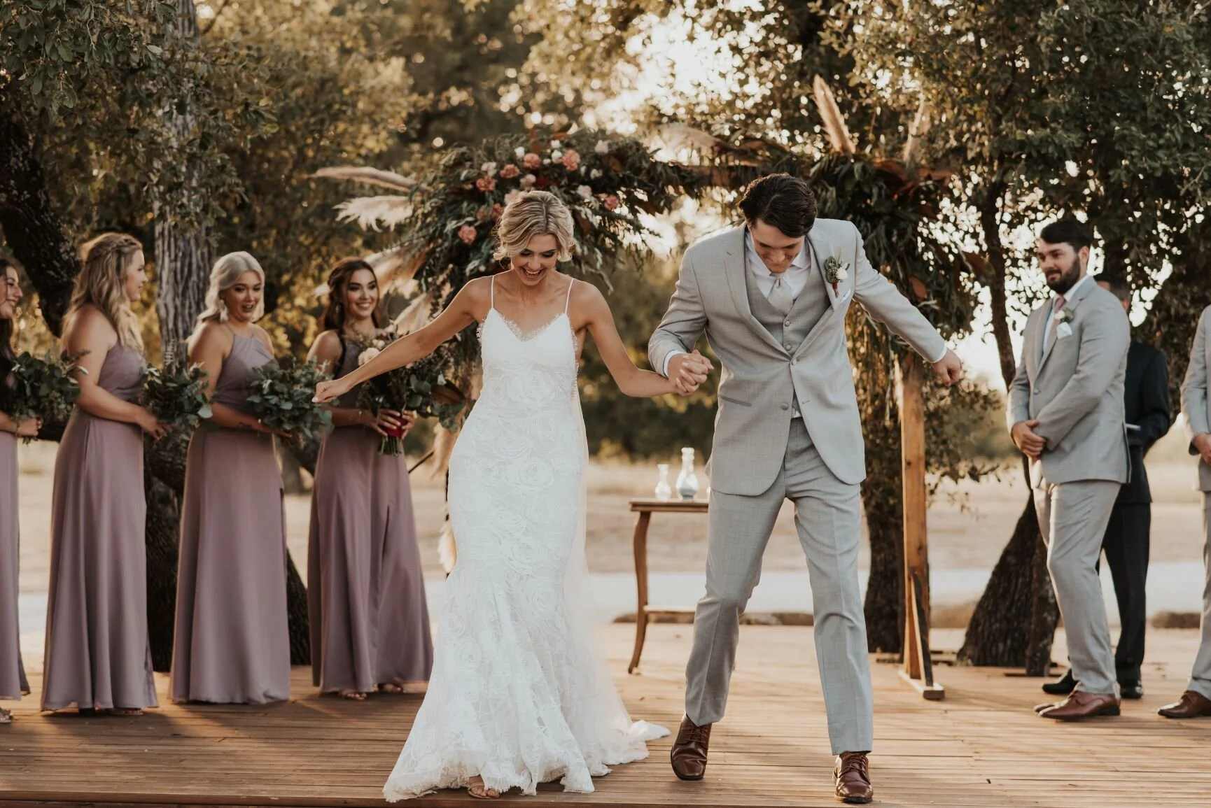 boho wedding dress at the barn at sparrow creek ranch