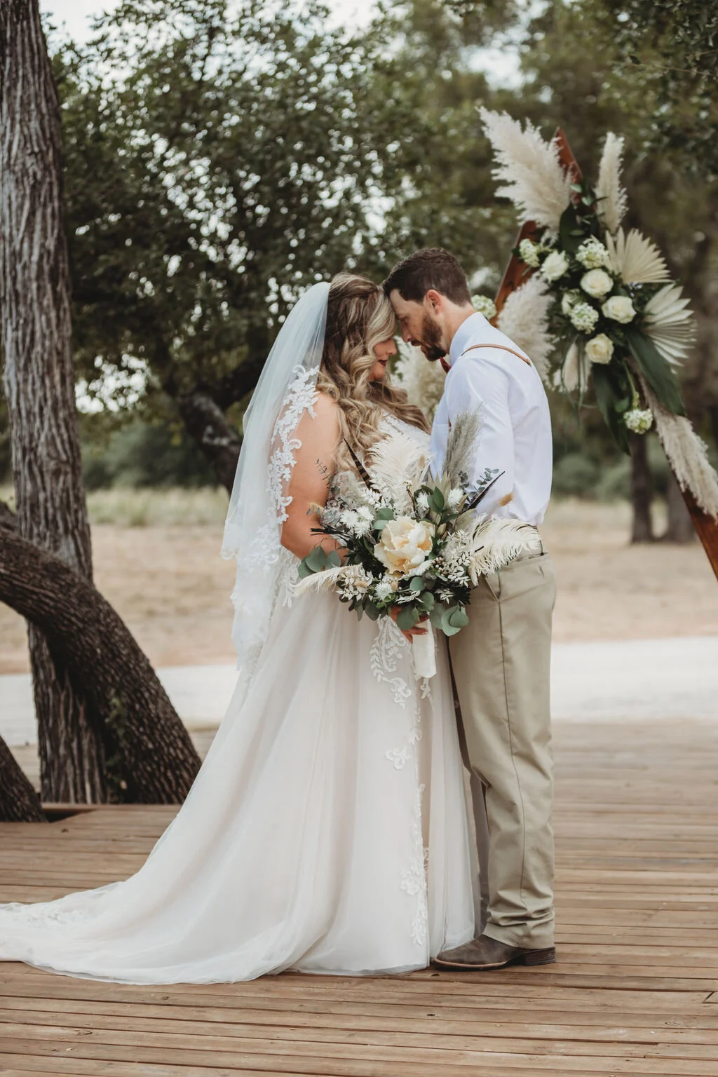 sunset wedding at sparrow creek ranch