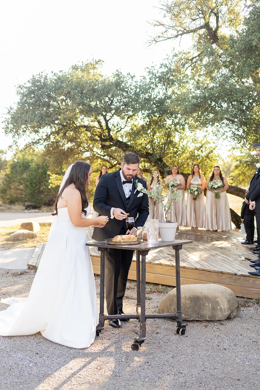 Metal "Grooms Cake" Table (7.5 x 34. 36 tall), 