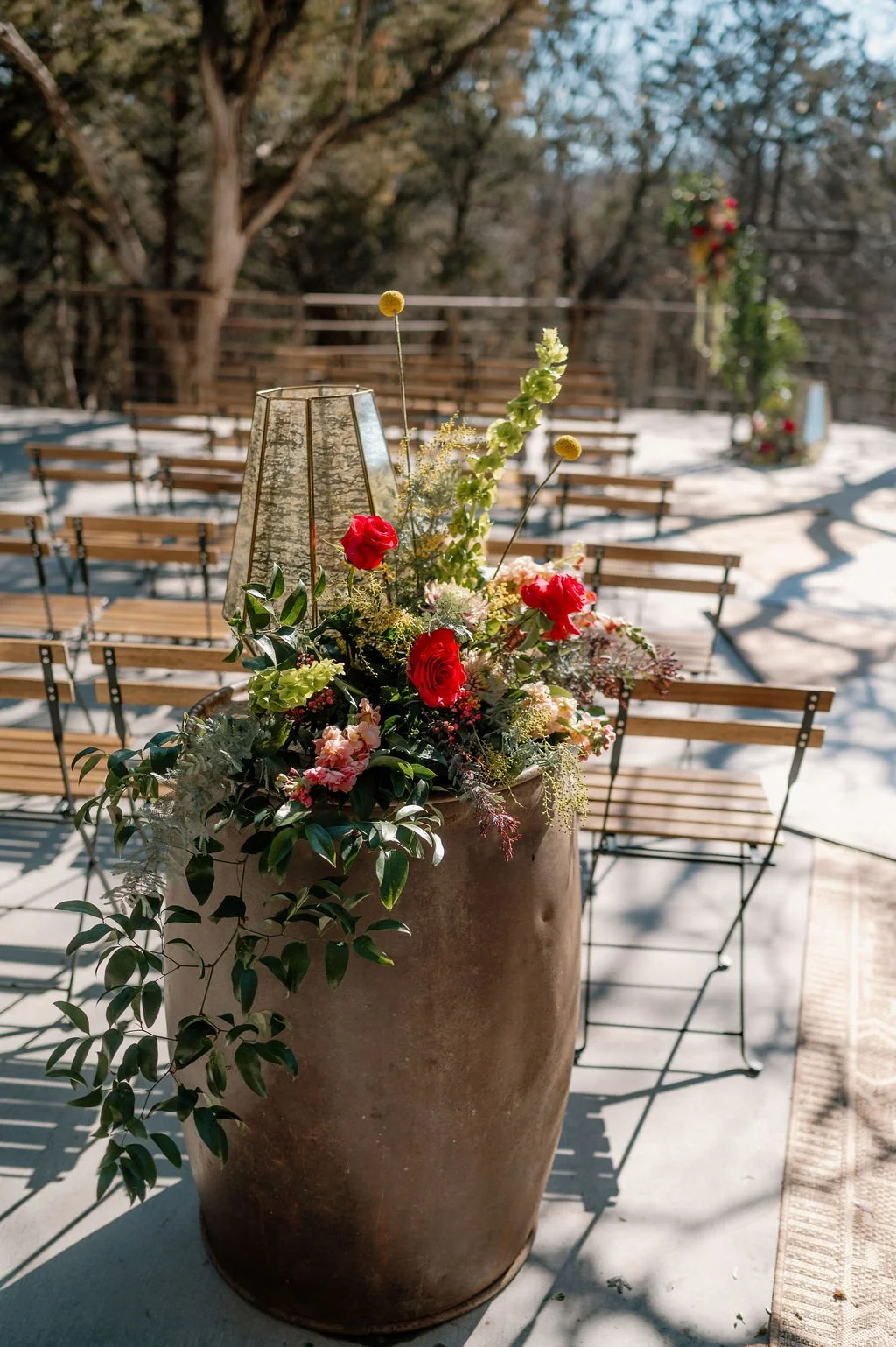 Vintage Magnolia Oil Company Drums (6)

SCR has a set of six vintage 1900s (1902-1920s) Magnolia Oil Co drums. Use them inside the barn, on the patio as “cocktail tables,” or at “The Grove” ceremony site. They weigh 100 lbs. and measure approx. 36” x