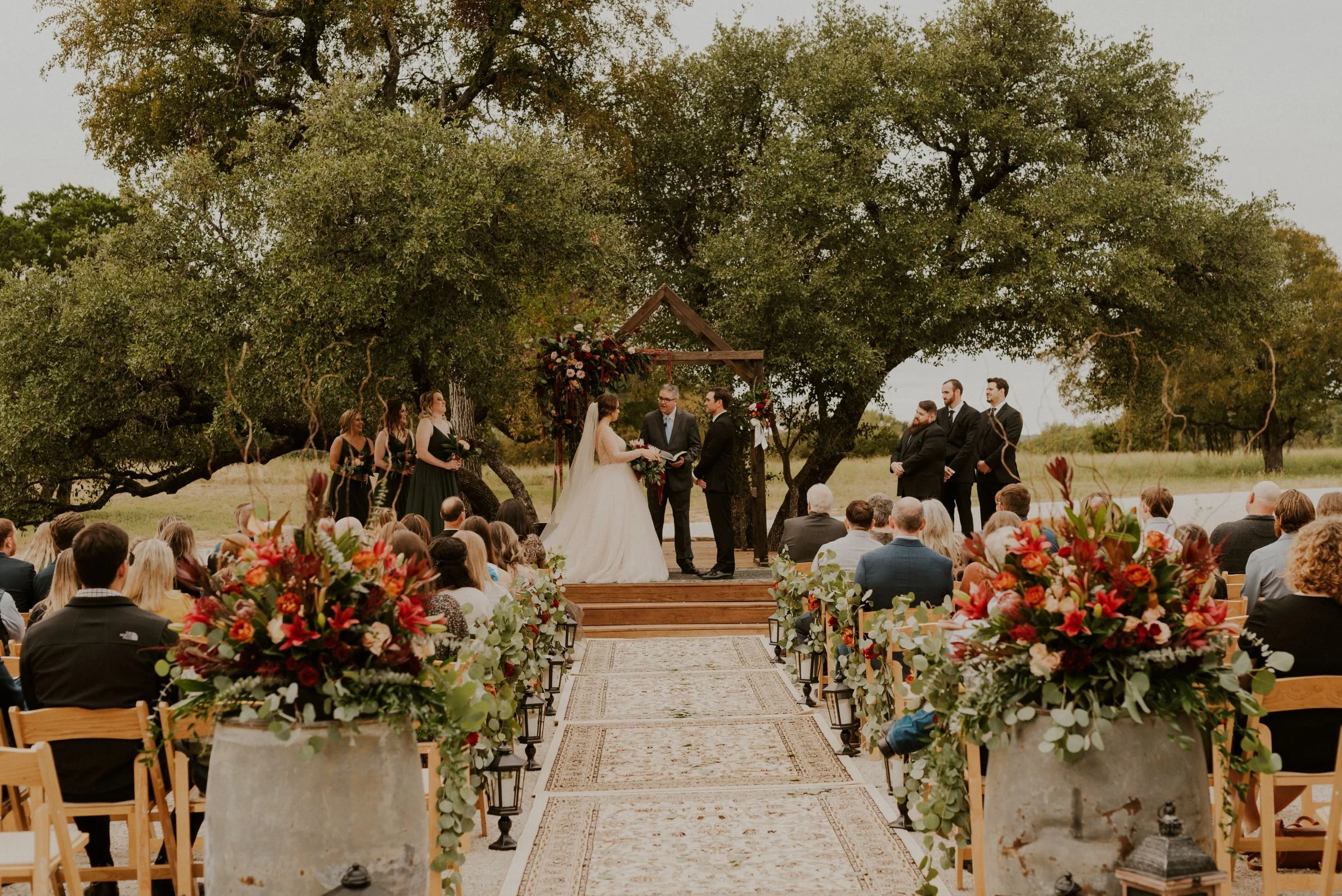 A Romantic and Moody Fall Wedding in North Texas at Sparrow Creek Ranch
