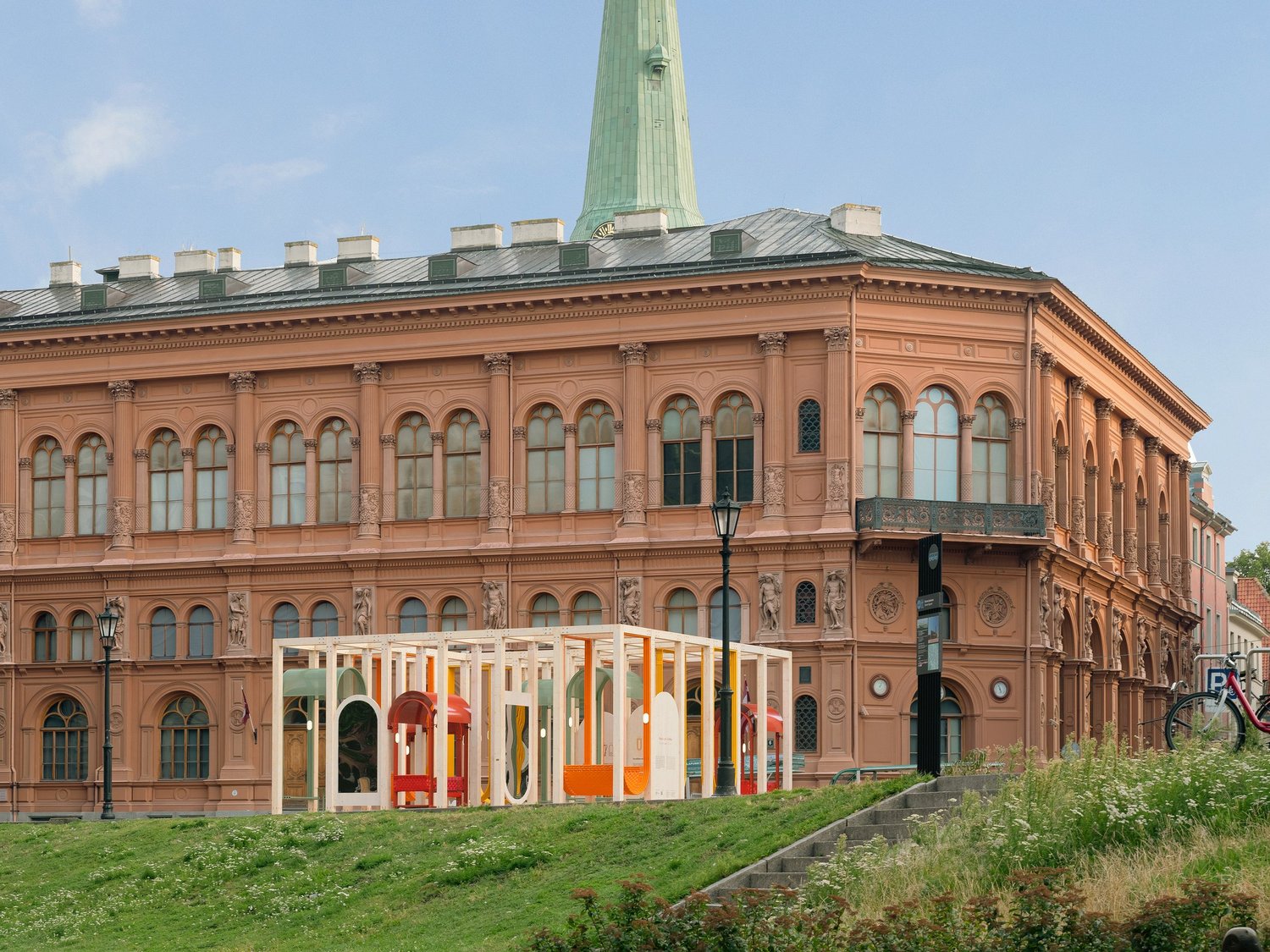 Dome Next Door urban installation — Toms Kampars