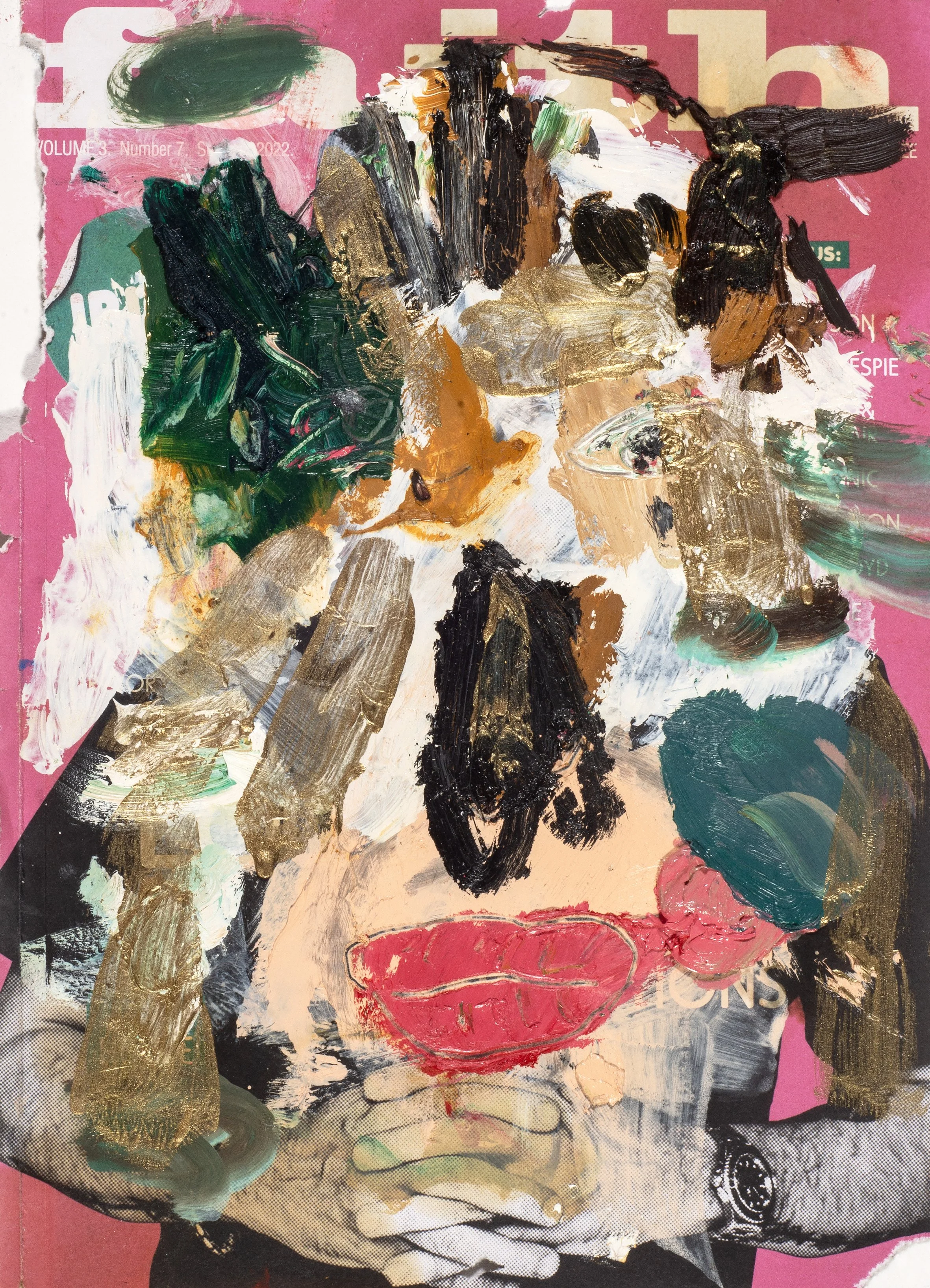 Faith, 2022 oil on magazine cover, 30 x 22 cm.jpg
