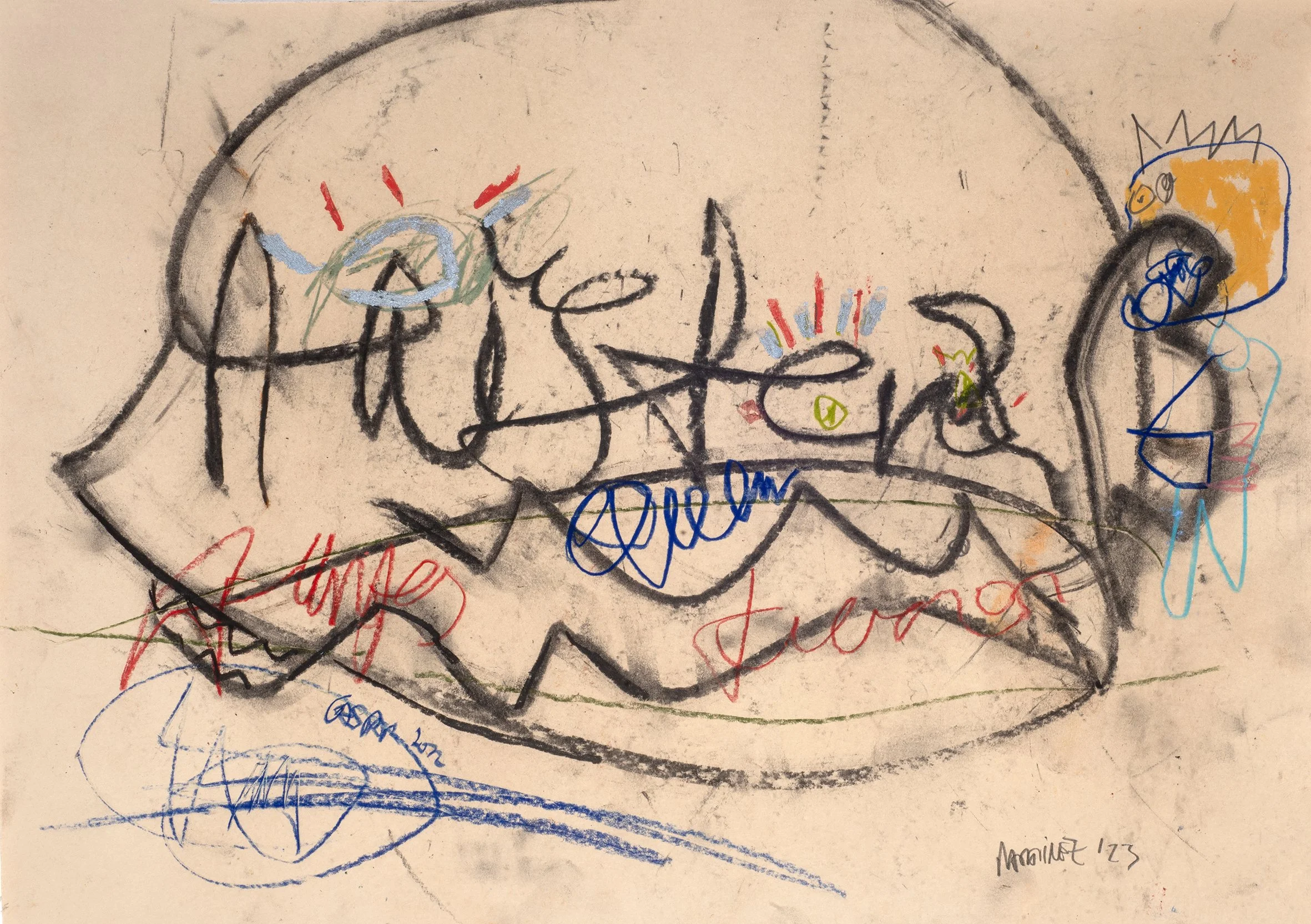 Spectrum, 2023, oil and pencil on paper 30x42.jpg