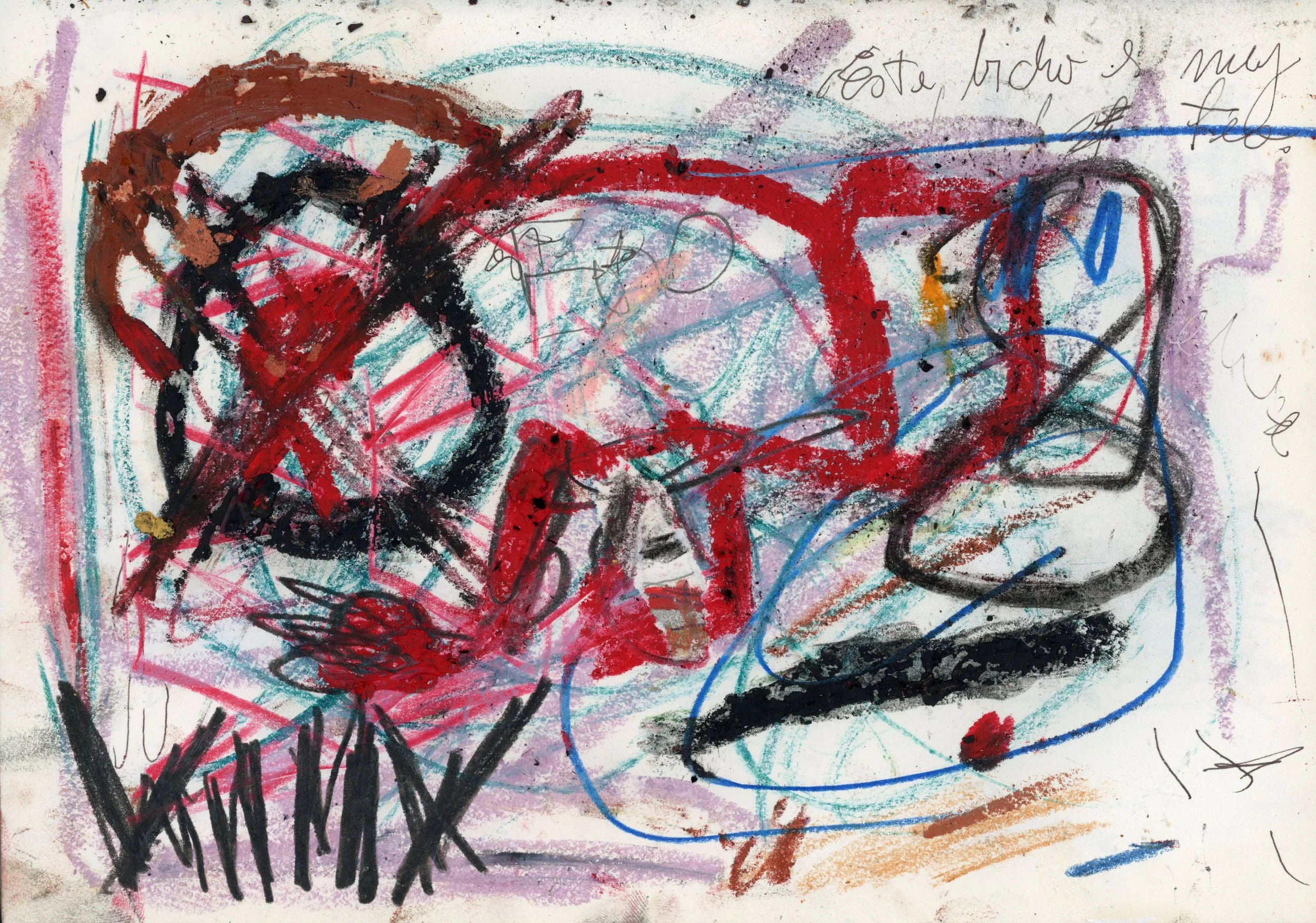 Bicho Feo, 2023, oil and pencil on paper, 21 x 29 cm.jpg