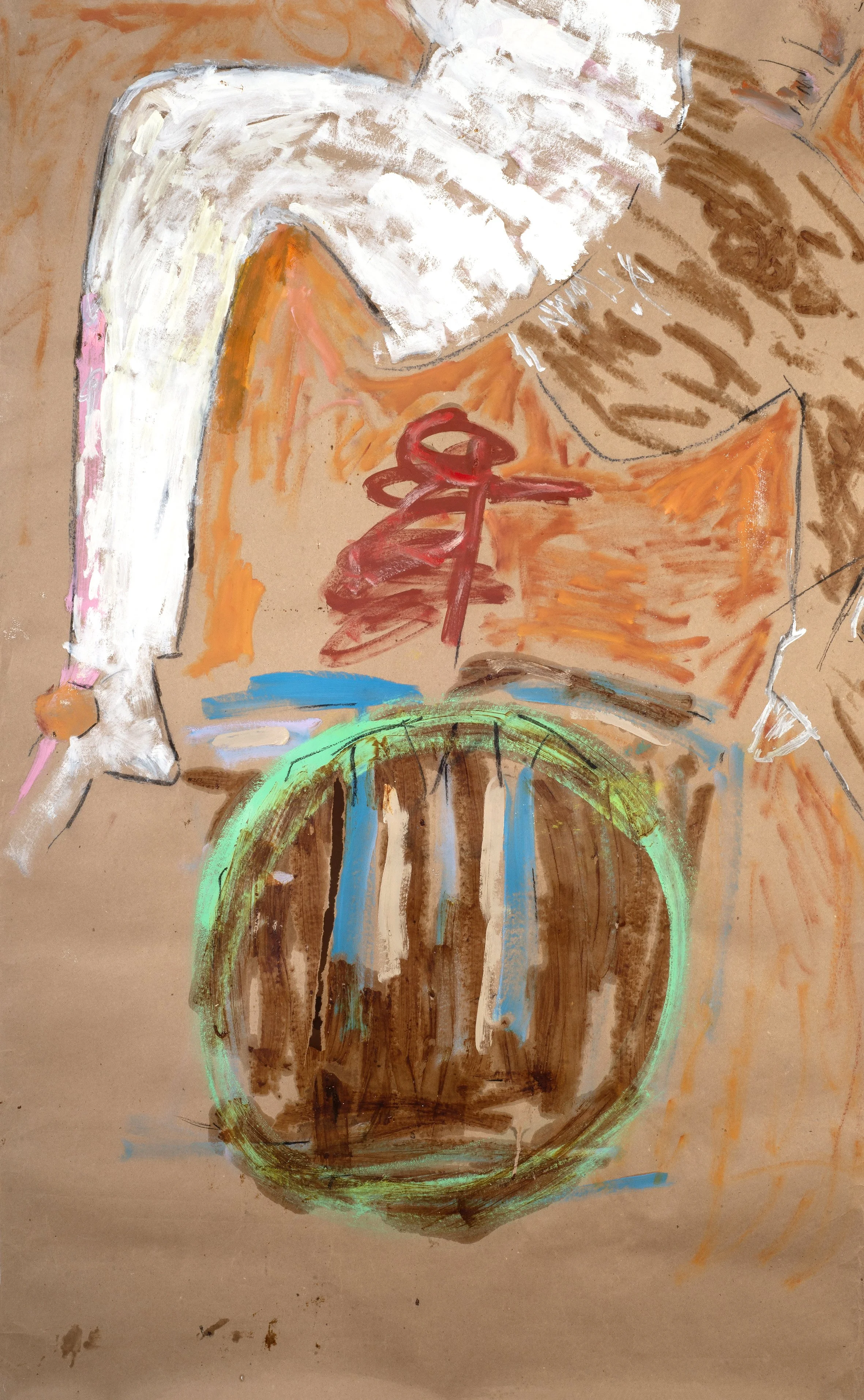 On top of the world, 2011, oil on papaer, 95 x 150.jpg