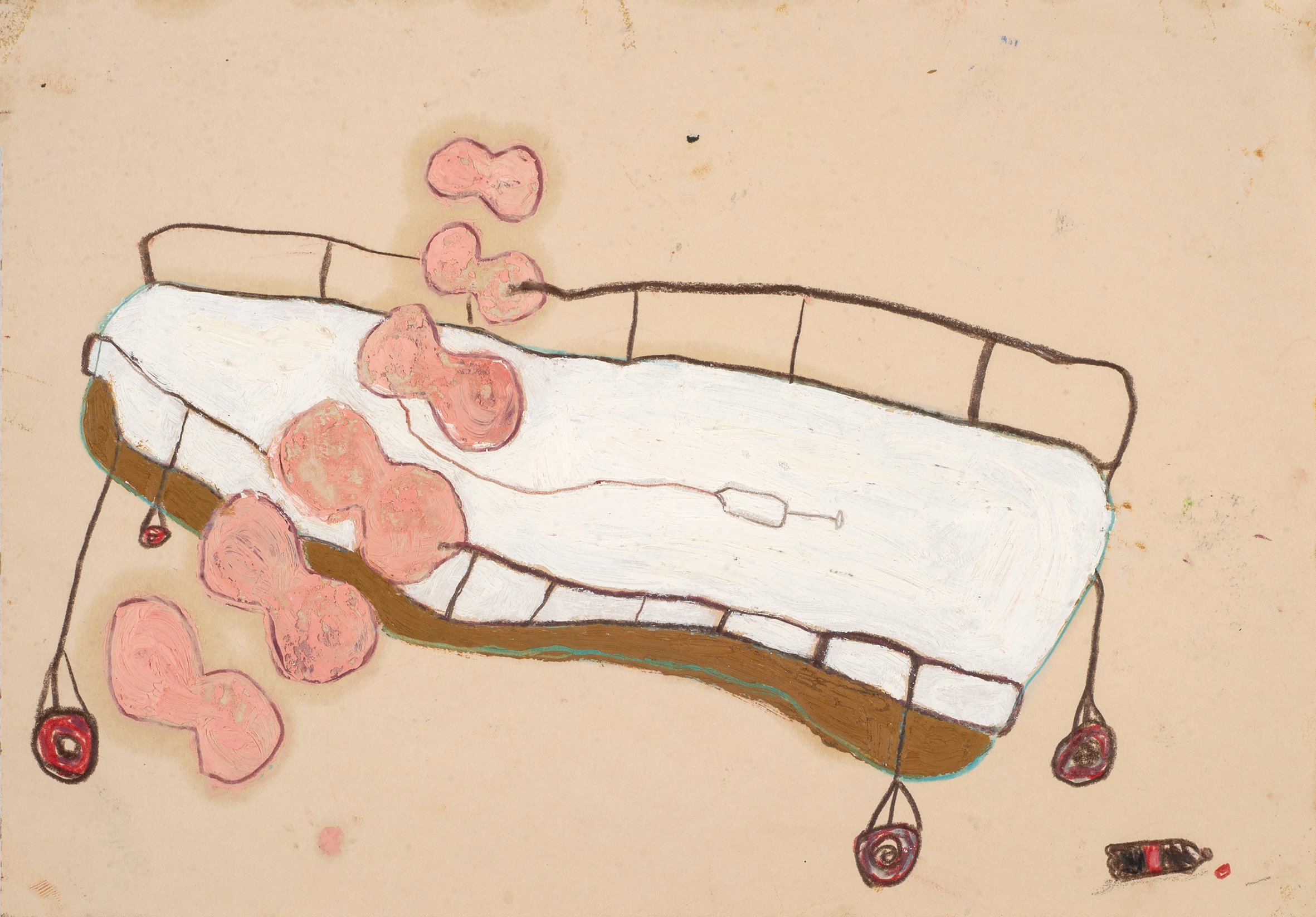 Spinal Tap, 2019, oil and pencil on paper, 21x29 cm.jpg