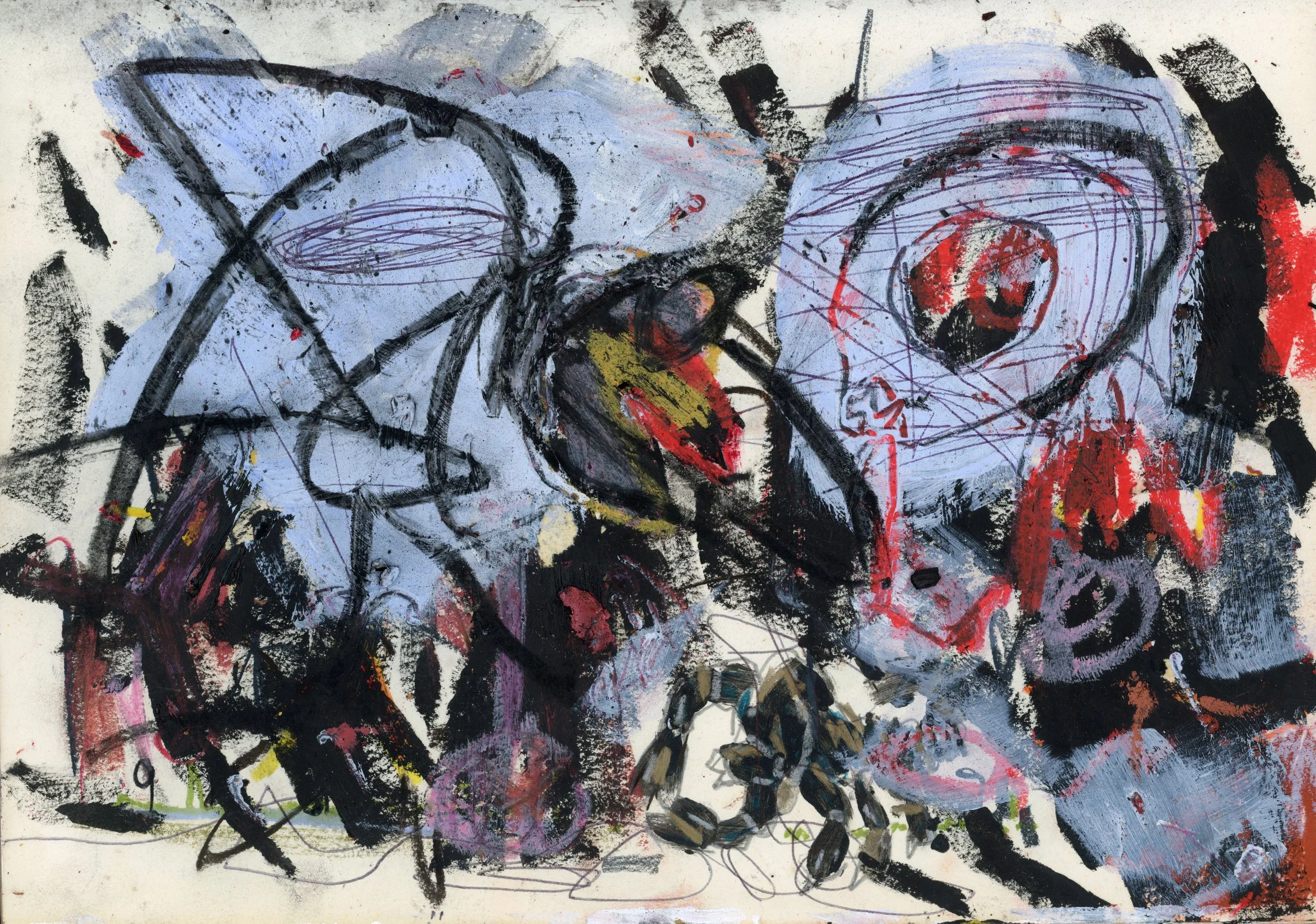 Blue Mass, 2023, oil on paper, 21 x 29 cm.jpg