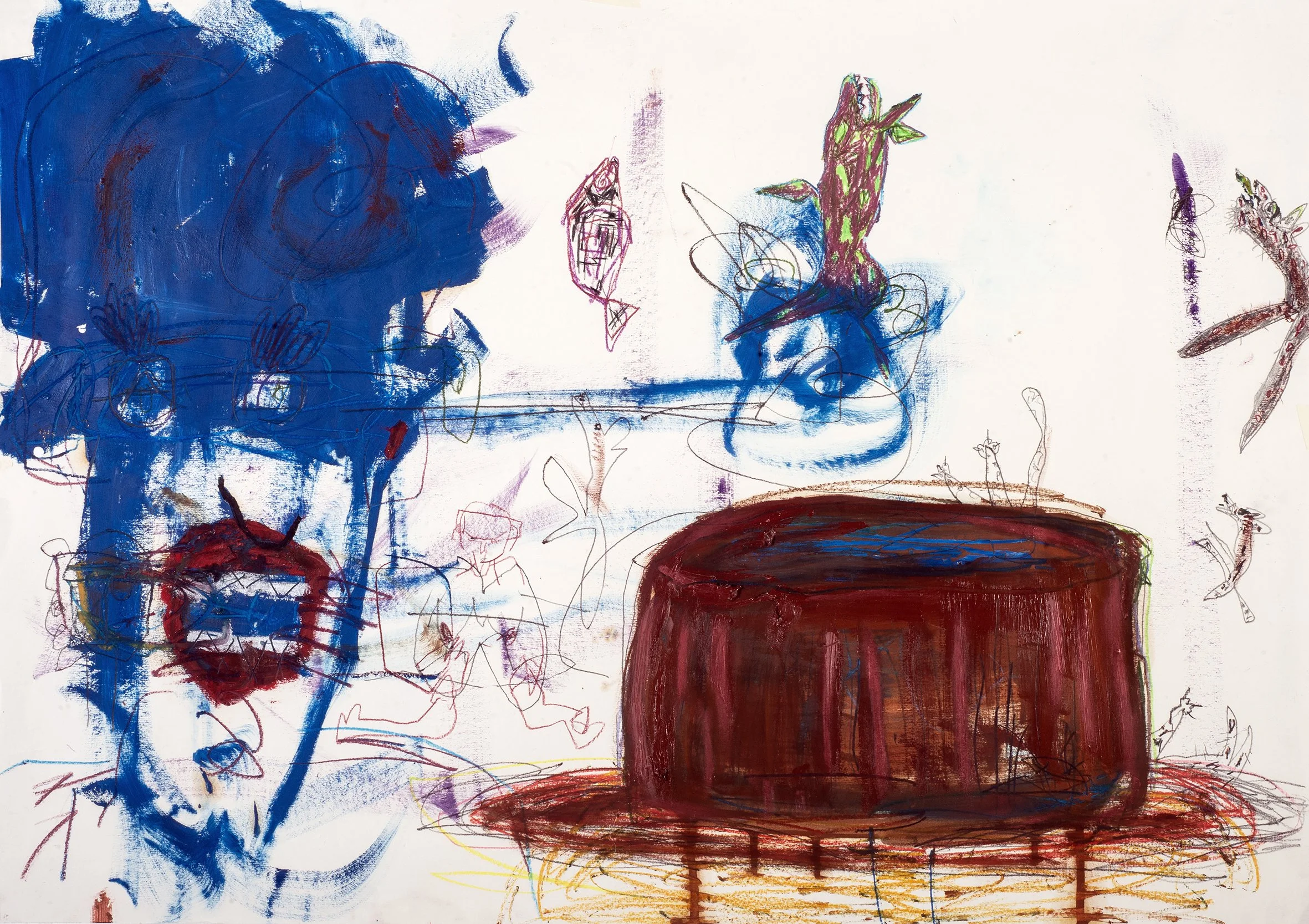 Hats off, 2025, oil on paper, 42 x 52 cm.jpg