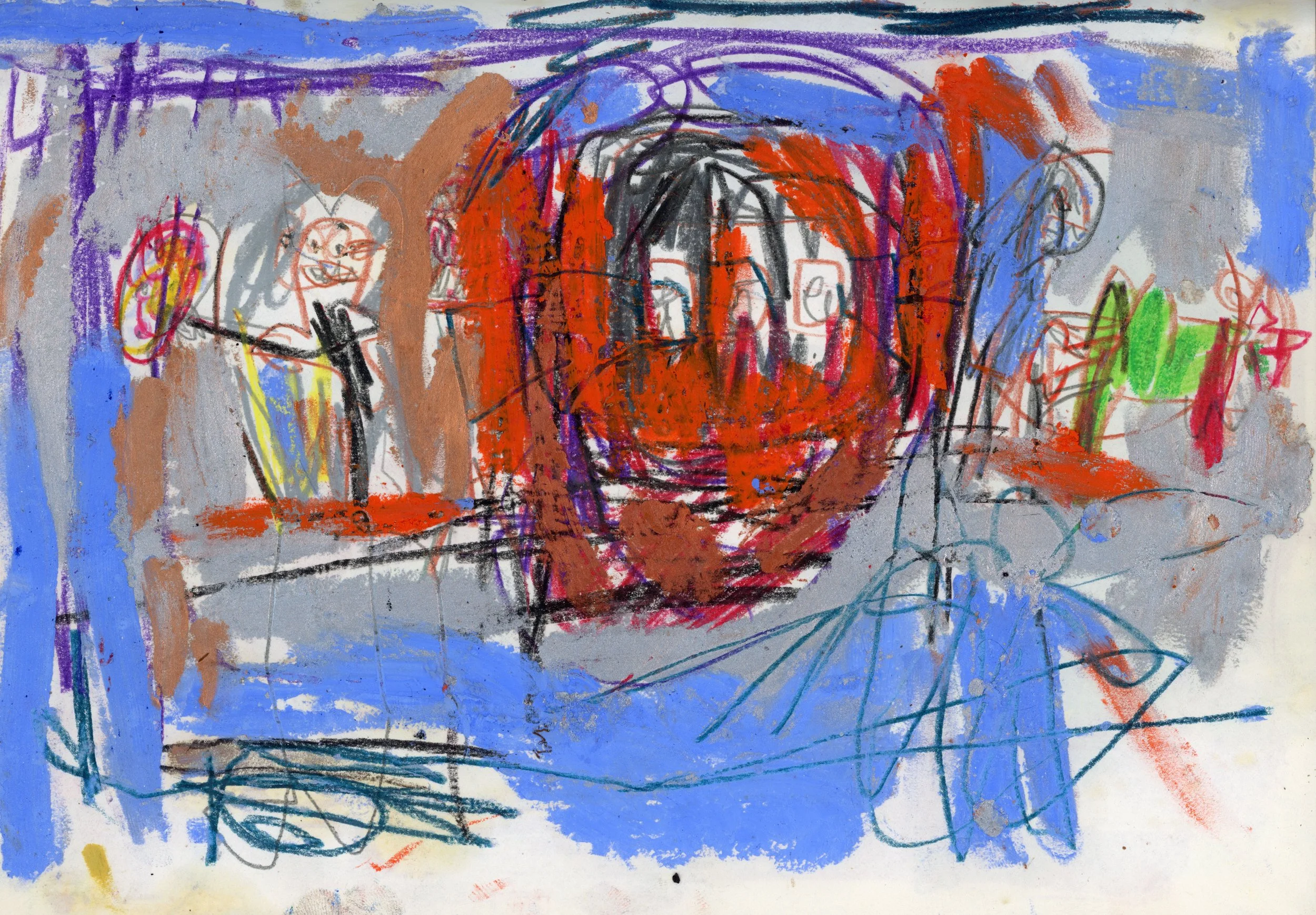 Untitled Orange, 2024, oil and pencil on paper, 21 x 29 cm.jpg