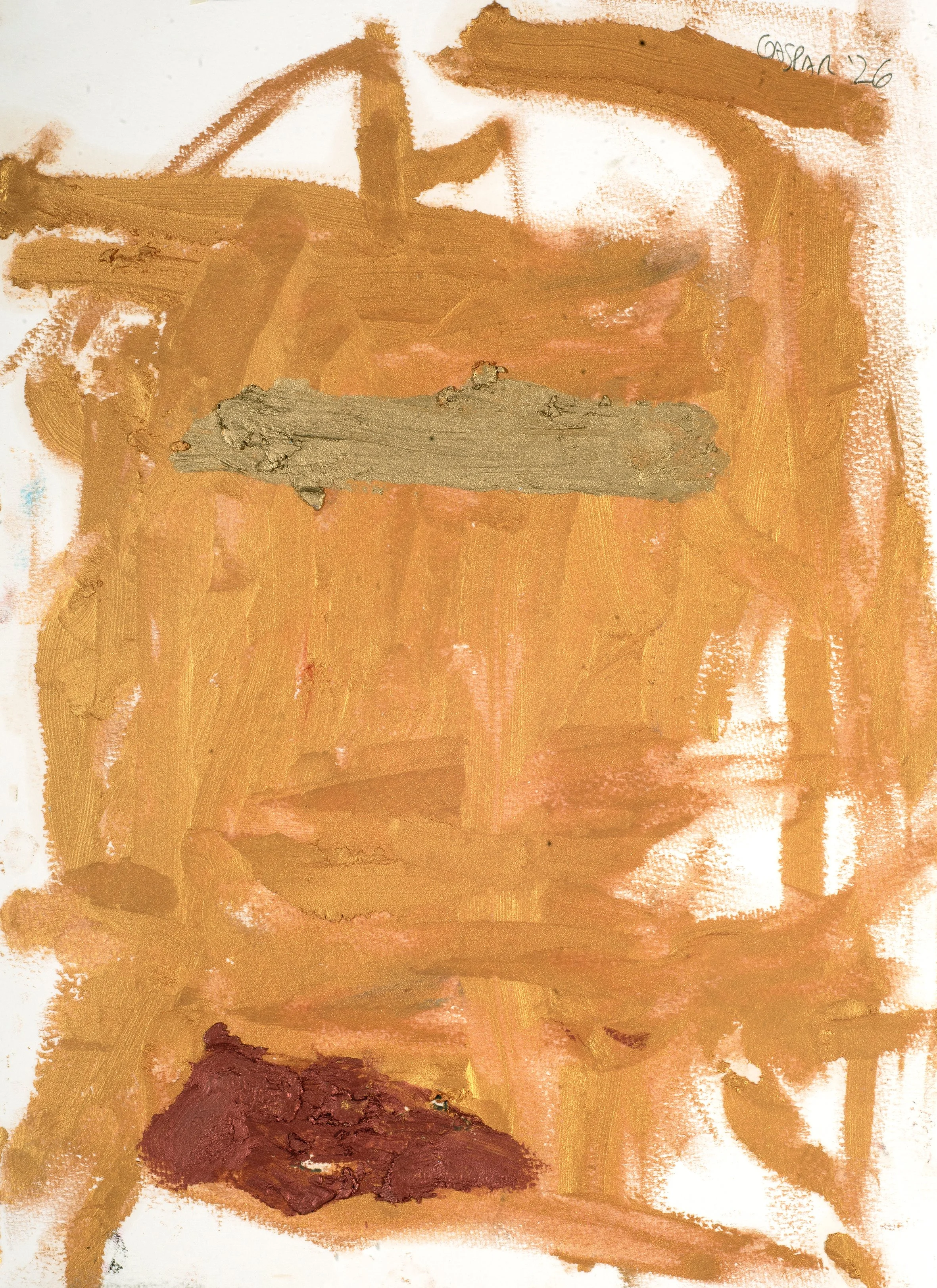 Gold Digger, 2025, oil on paper, 23 x 32 cm.jpg.jpg