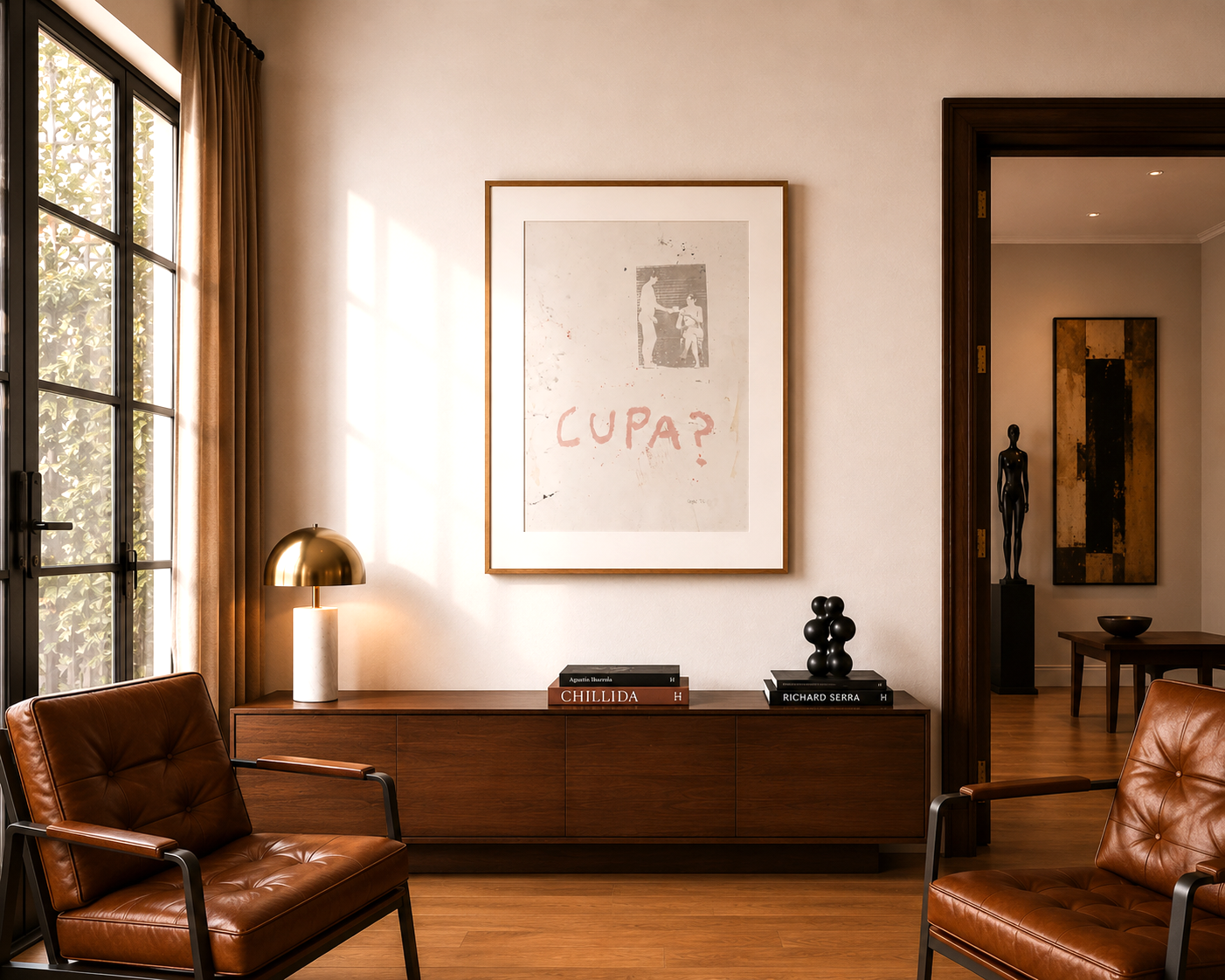 "Cup of tea?" fine art giclee print, 90 x 70 cm.