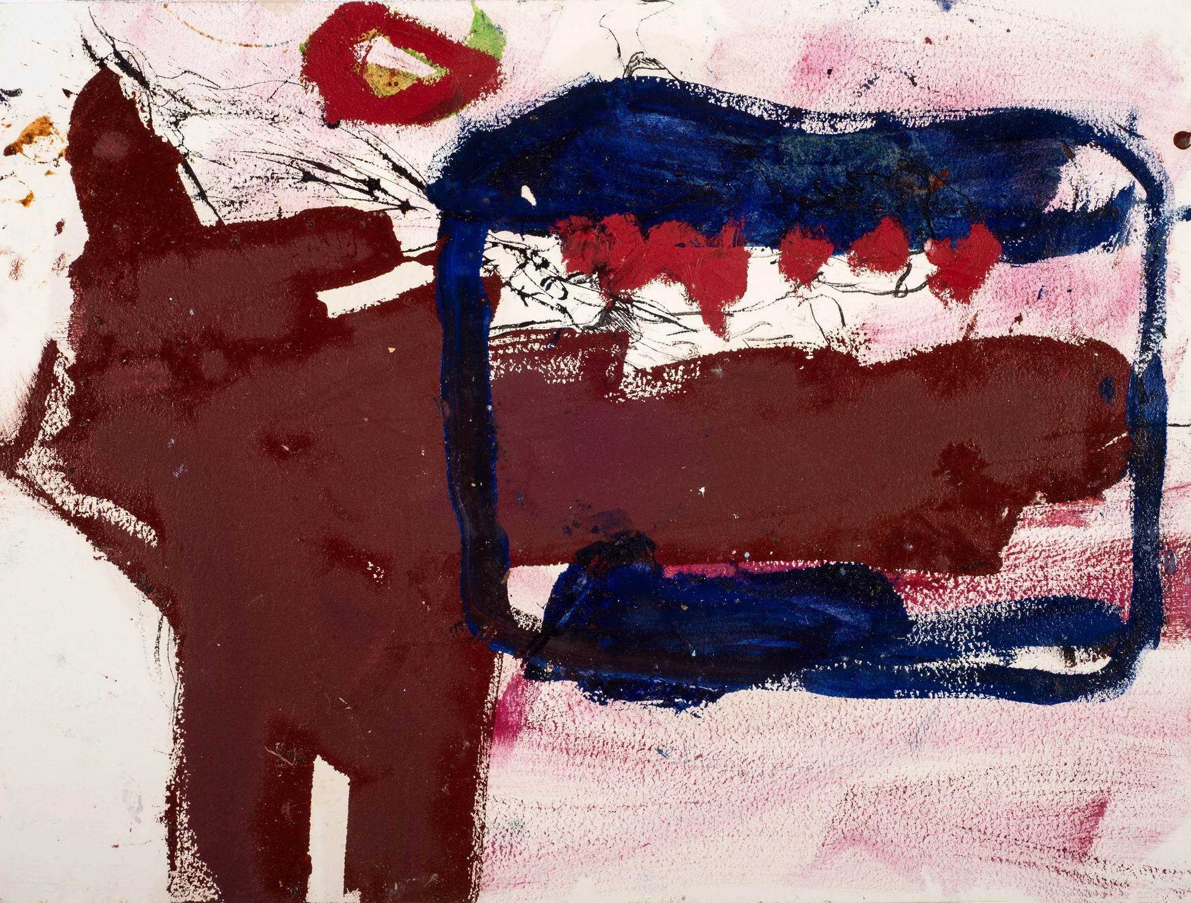 Blue dog, 2024, oil on paper, 31 x 41 cm.jpg