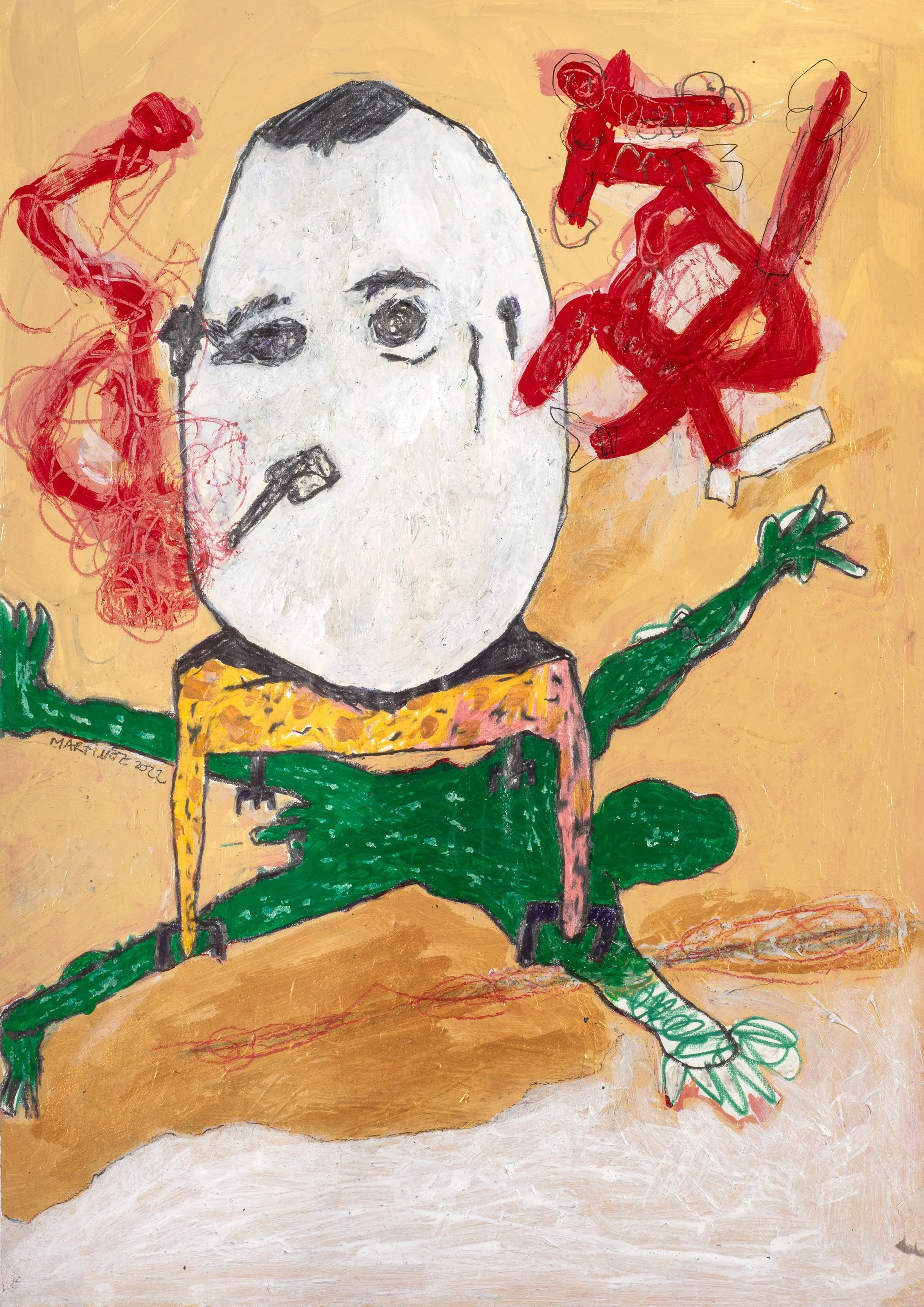 Huevo Duro, 2022, oil on paper, 42 x 30 cm.jpg