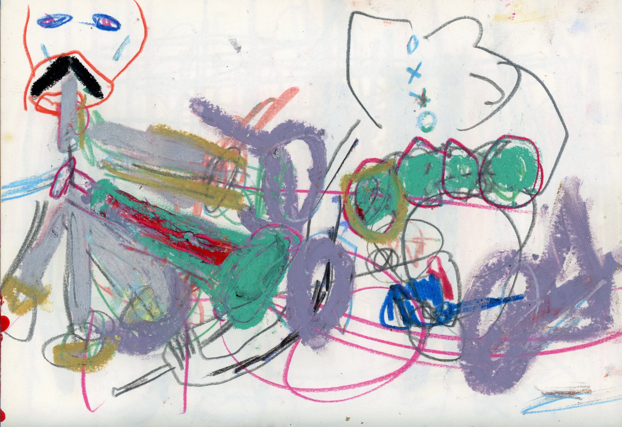 Untitled Boss, 2024, oil and pencil on paper, 21 x 29 cm.jpg.jpg