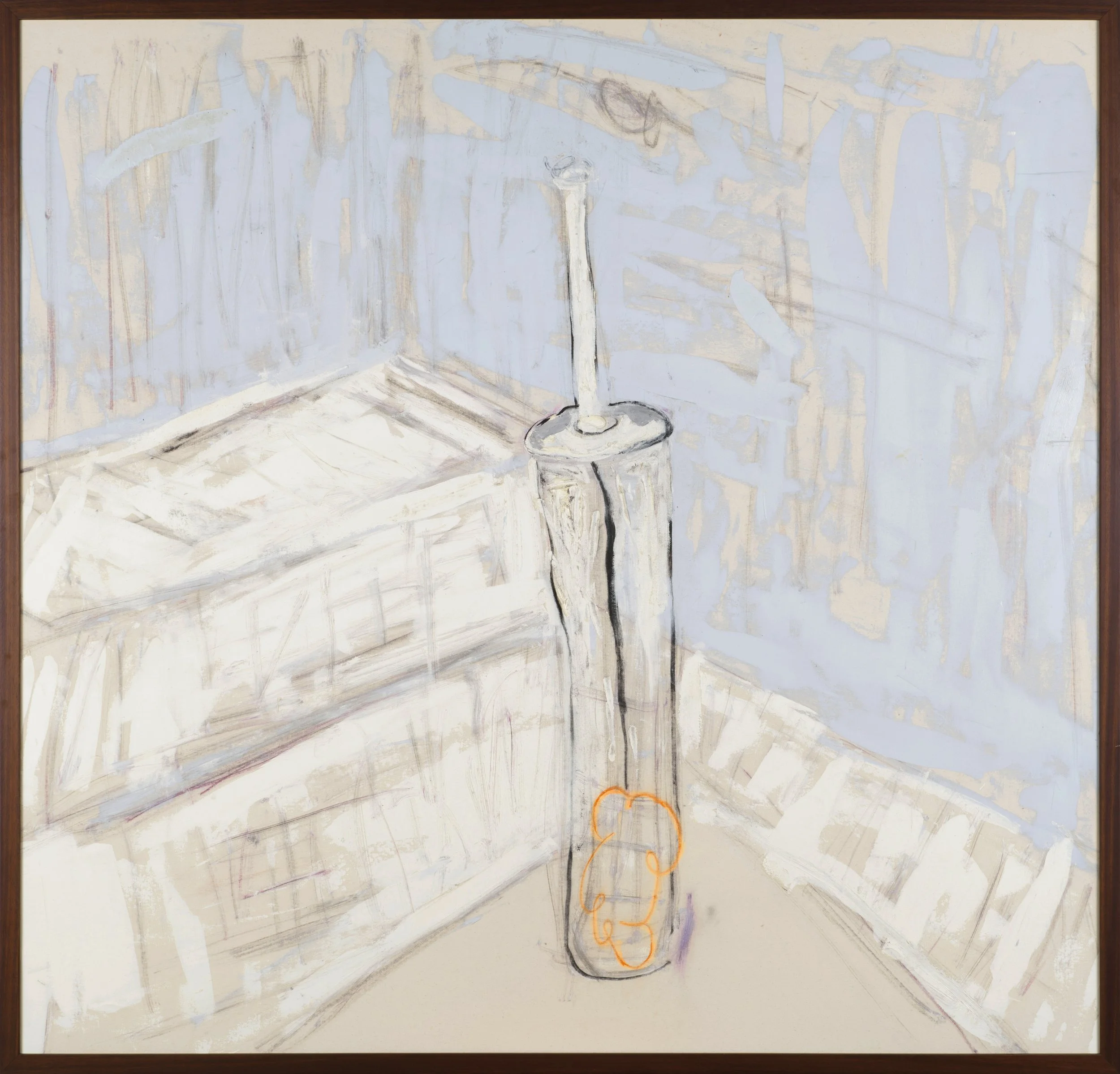 GasparMartinez_Toilet Brush_2024_Oil and charcoal on canvas_185x180cm.jpg