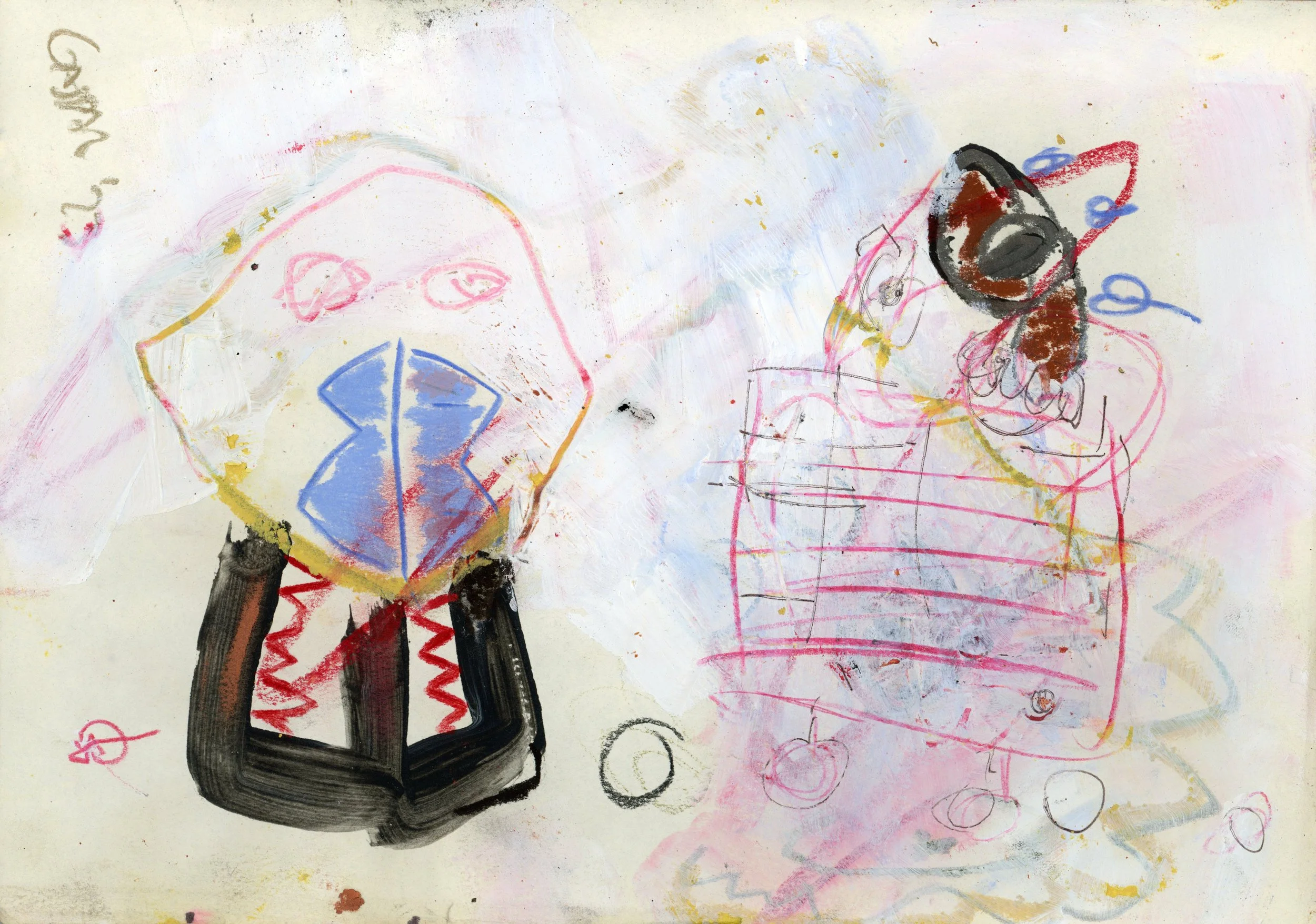 Wingman, 2023, oil and pencil on paper, 21 x 29 cm.jpg