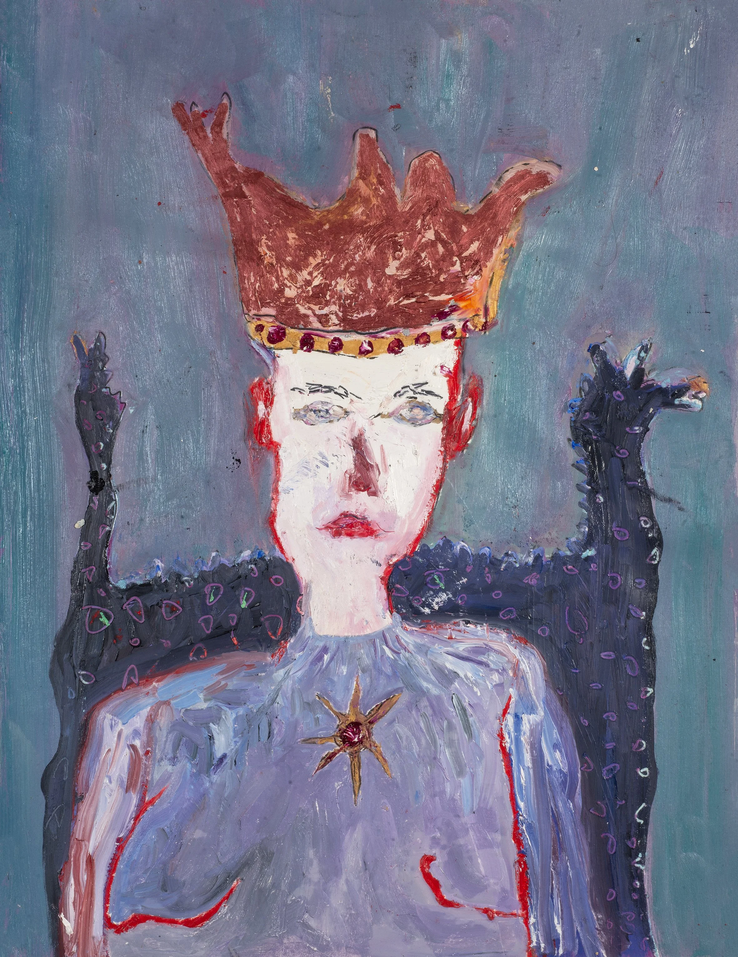 Sun Godess, 2025, oil on paper, 66 x 51 cm.jpg