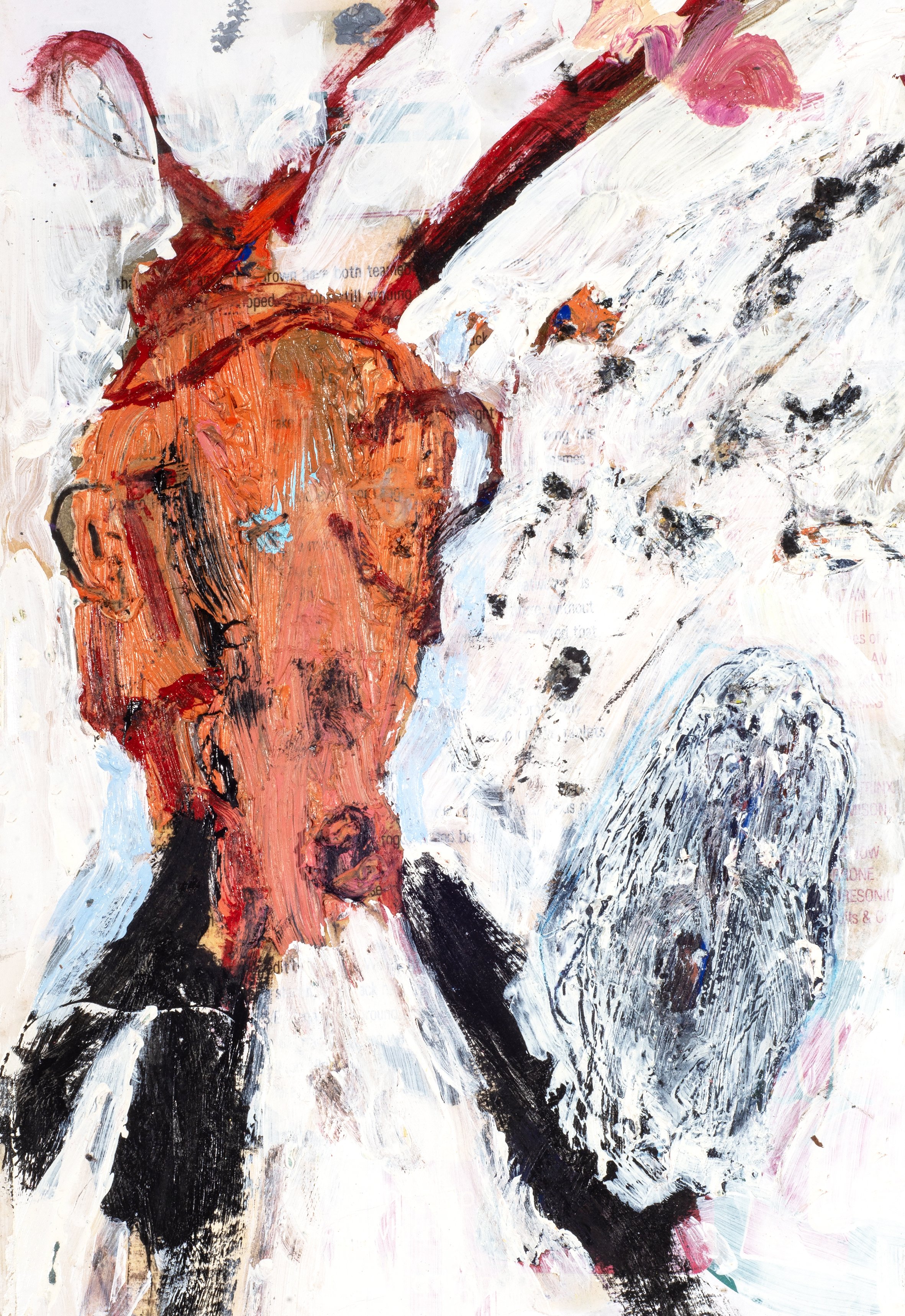 King Pleaseure, 2025, oil on paper, 29 x 19 cm.jpg