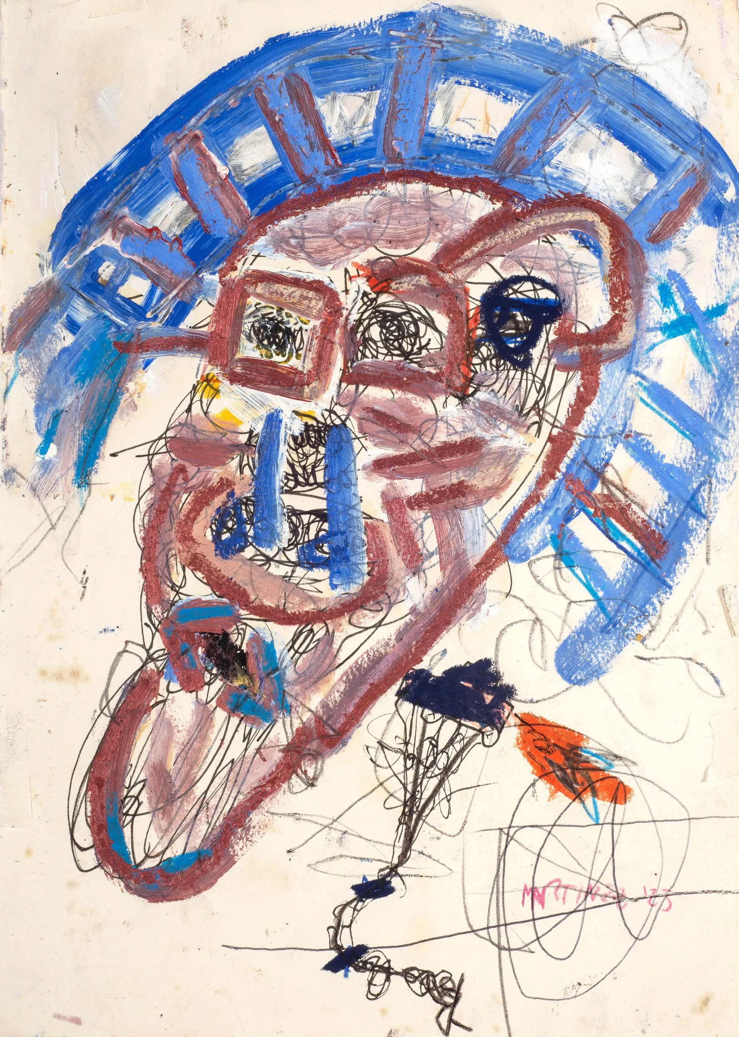 Head Ride, 2023, oil on paper, 21 x 29 cm.jpg