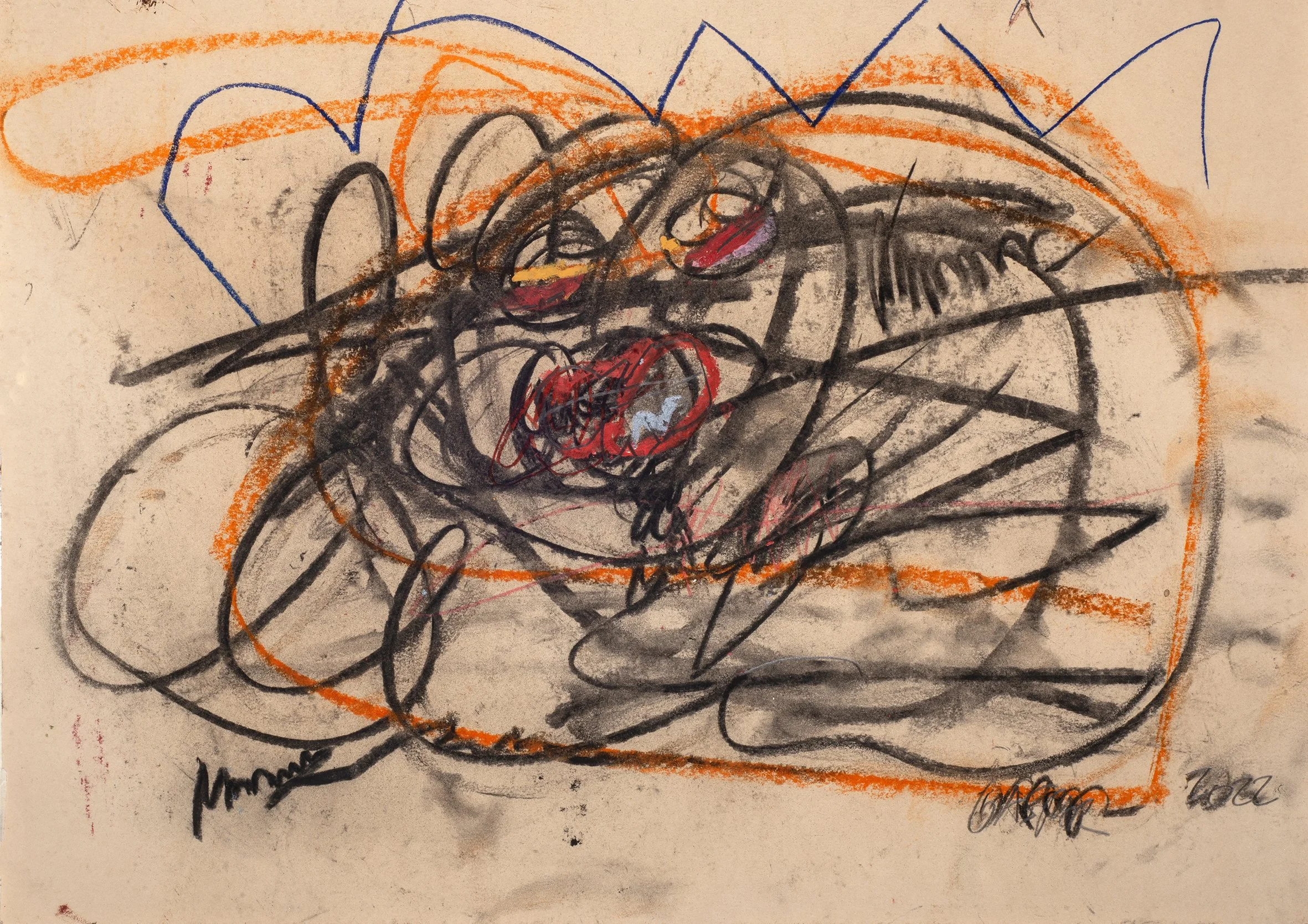 Untitled, 2022, charcoal and pencil on paper 30x42.jpg