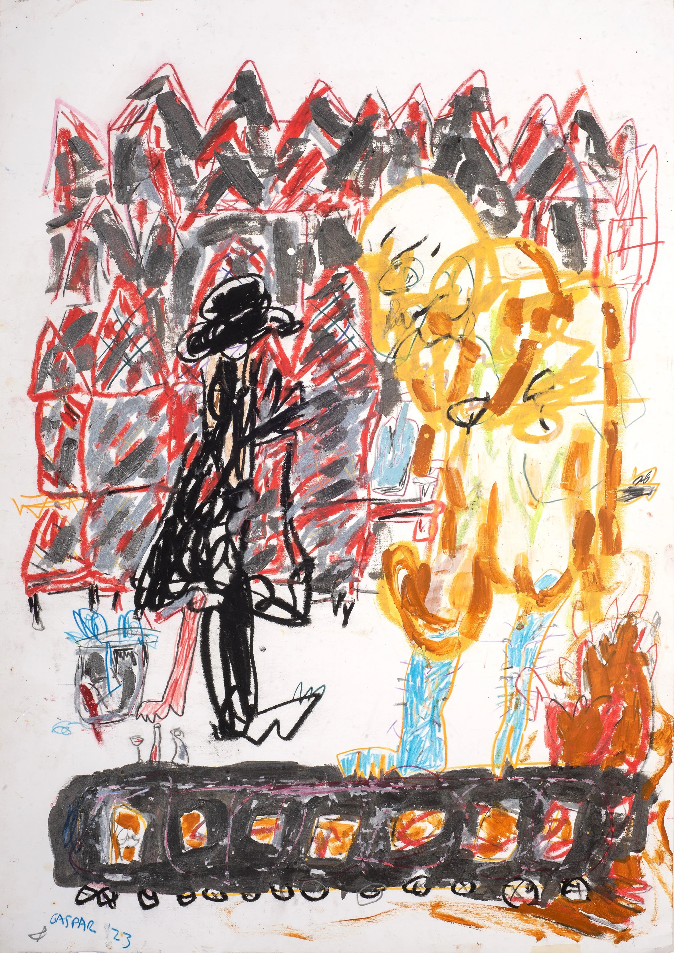 Sour Ride, 2024, acrylic and oil on paper, 50 x 72 cm.jpg