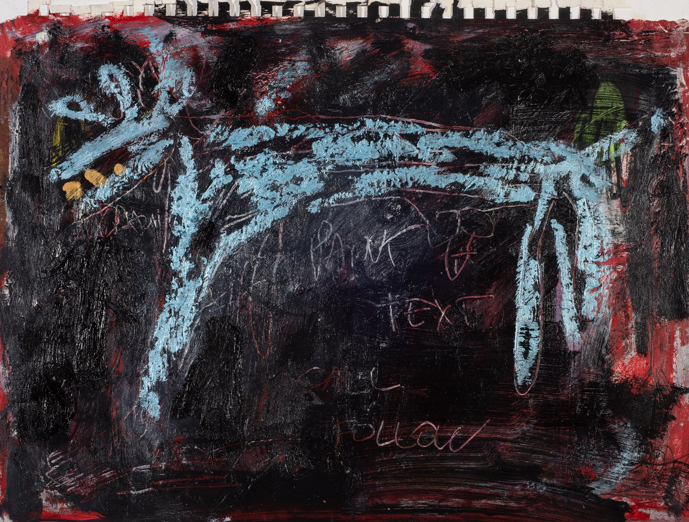 Blue Dog, 2022, oil on paper, 32 x 42 cm.jpg