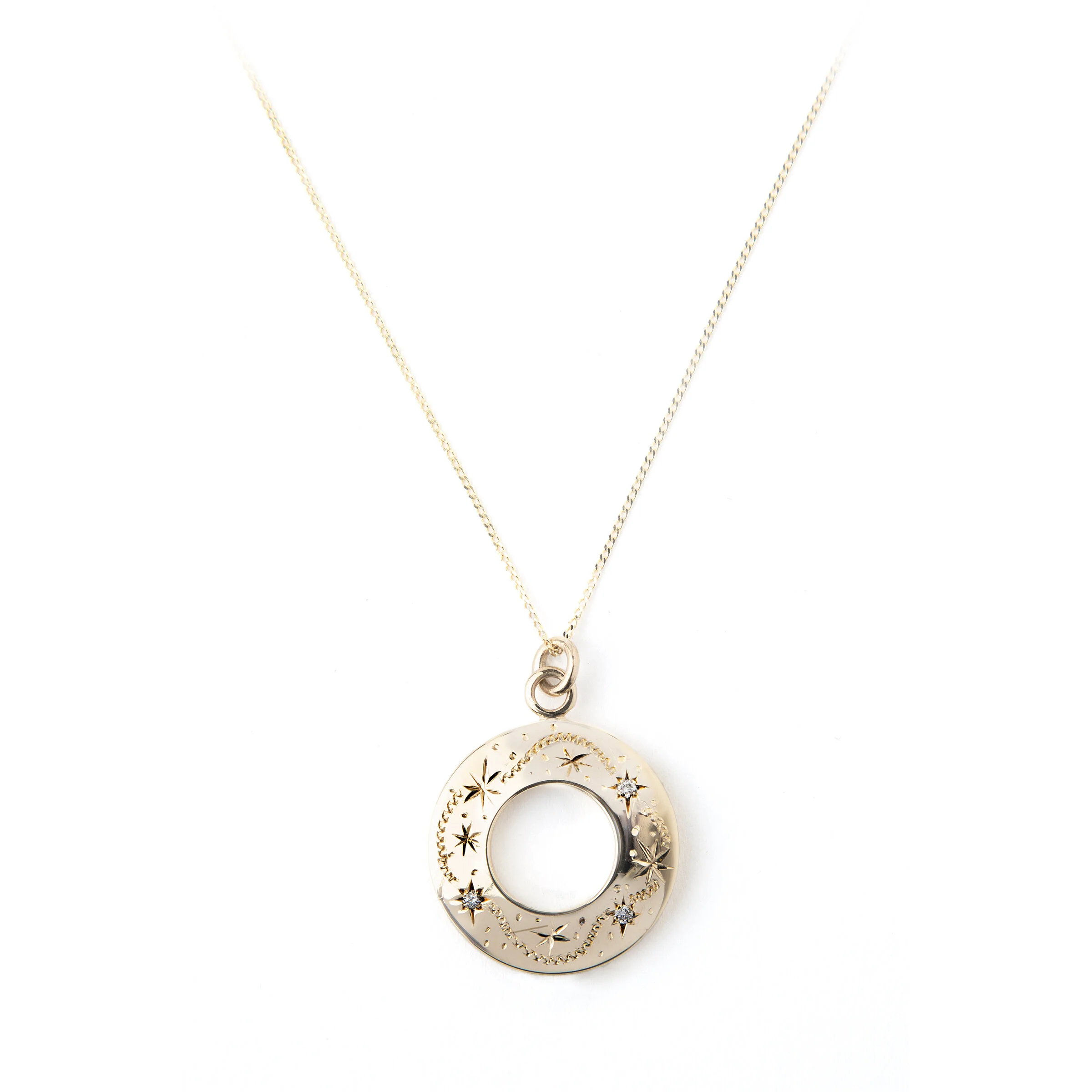 Diamond Shooting Star Pendant