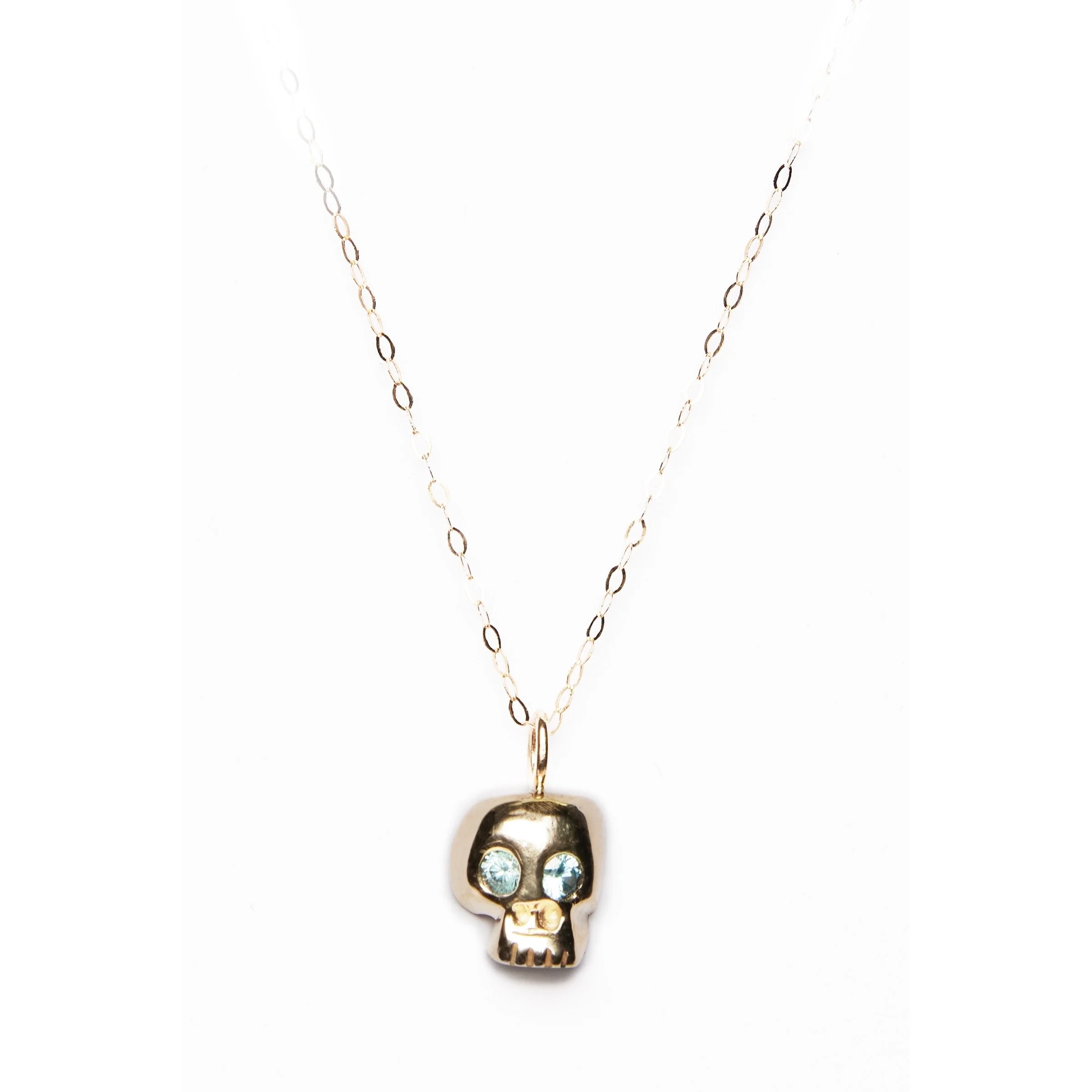 Memento Mori 9ct Gold Necklace