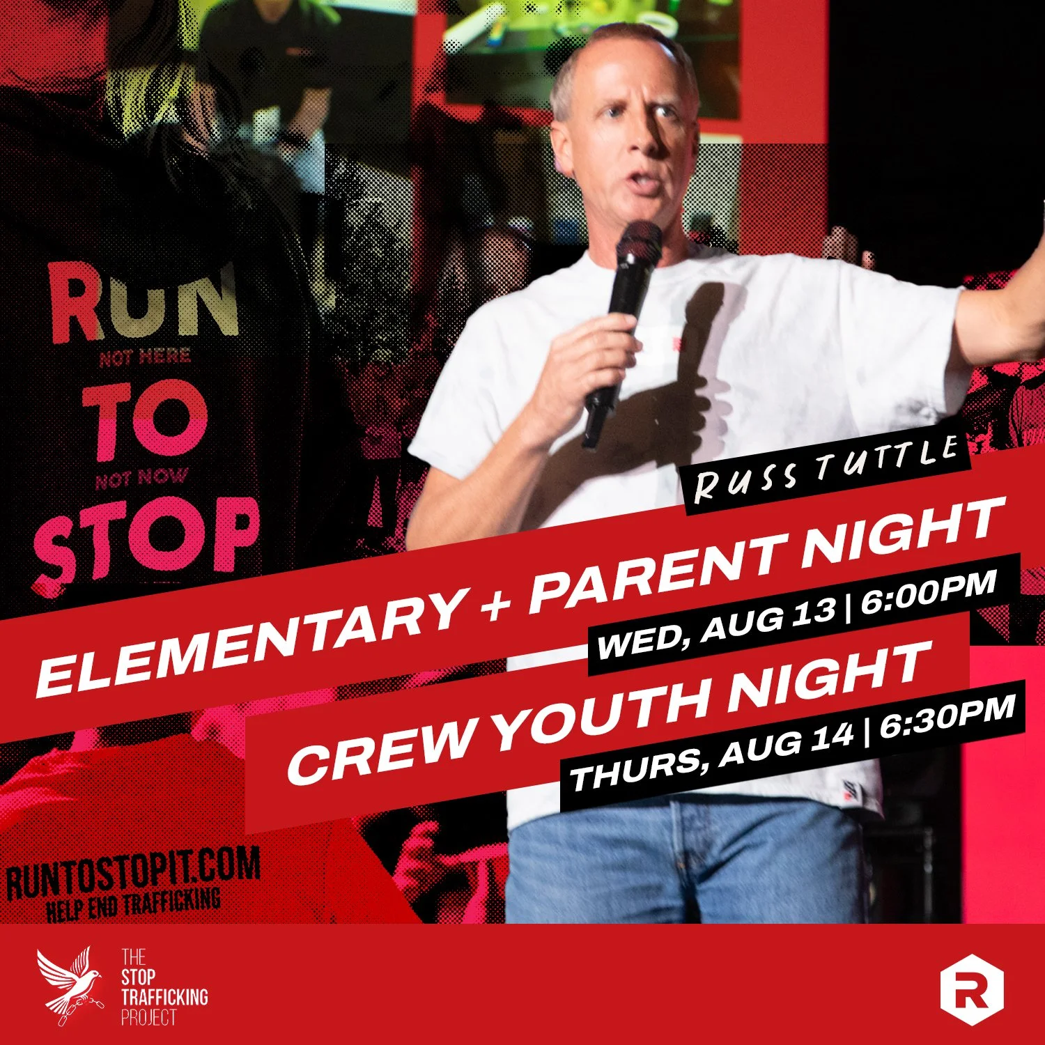 Stop Trafficking Project: Elementary + Parent Night & Crew Night