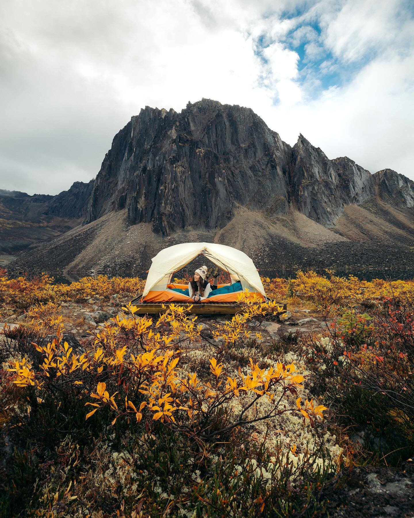 Not sure if I&rsquo;ve been watching too much sci-fi lately, or if this looks like I&rsquo;m camped out on another planet 🪐

Tombstone Territorial Park&rsquo;s landscapes made all of my otherworldly dreams come true. Can&rsquo;t wait to explore more
