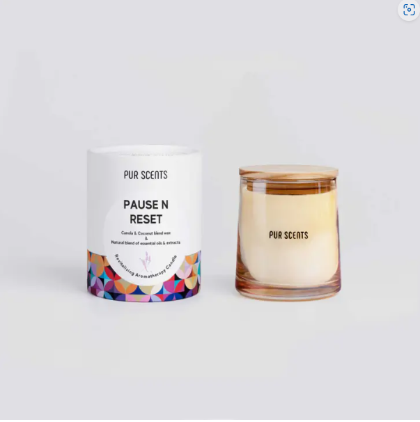 Pause N Reset Aromatherapy Scented Candle