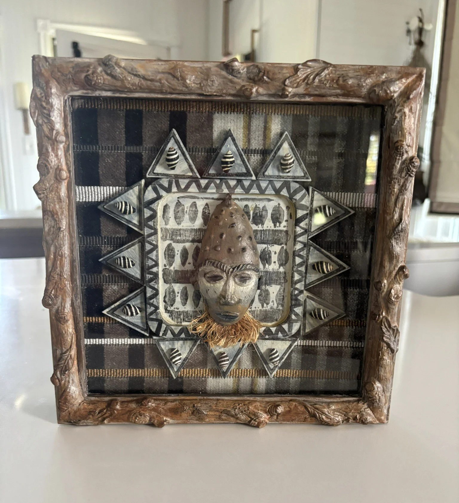 Recycled Shadow Box Handmade