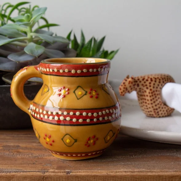 Handmade Mexican Beaker Mug