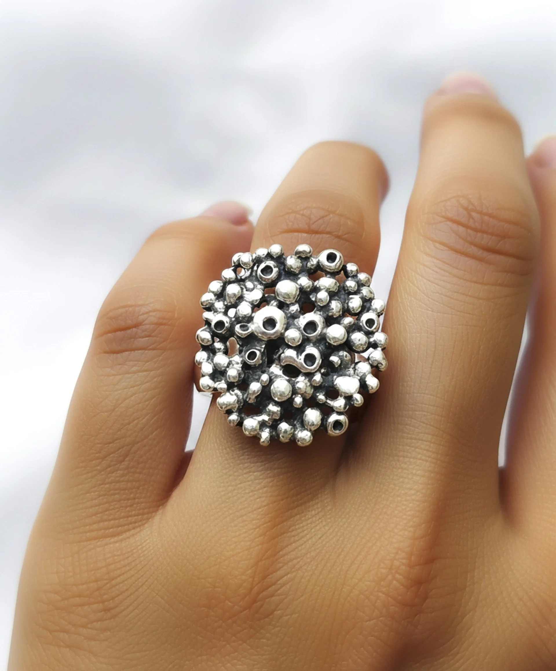 Sterling Silver "Cosmos " Ring