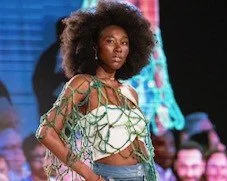 Diamond Porter abstract knit top on run way image3.jpeg
