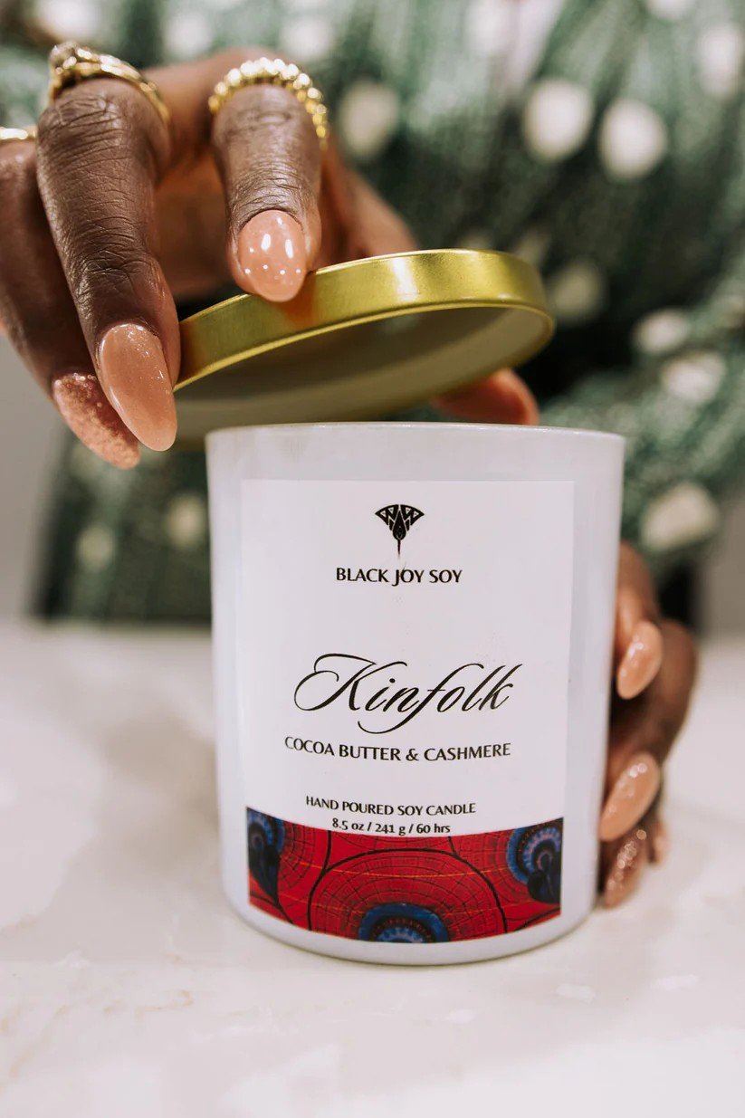 Black Joy Candle "KinFolk" Coco Butter