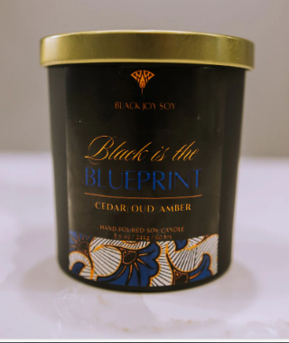 Black is the Blueprint Soy Candle