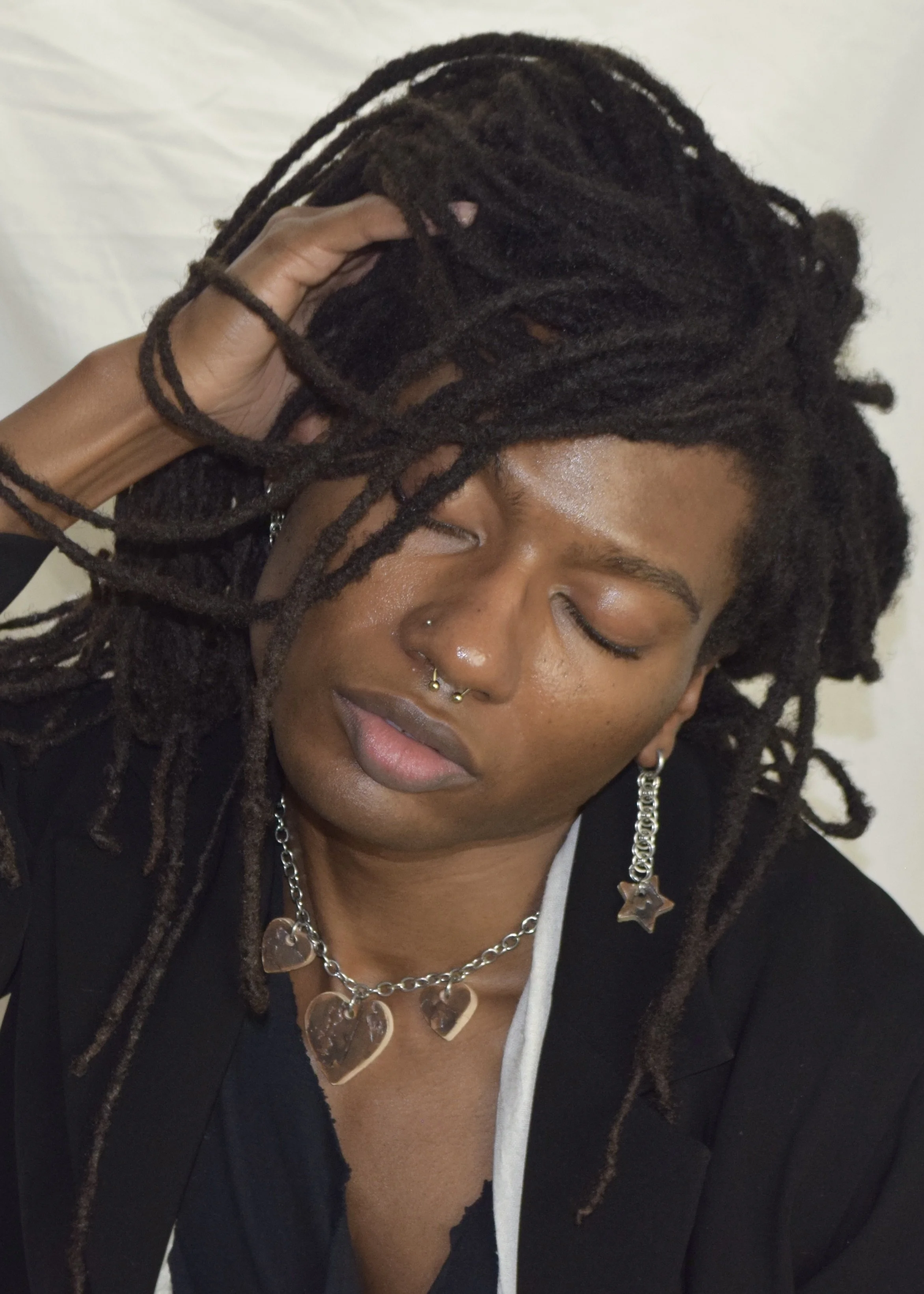 Dangle Earrings with Star Charm