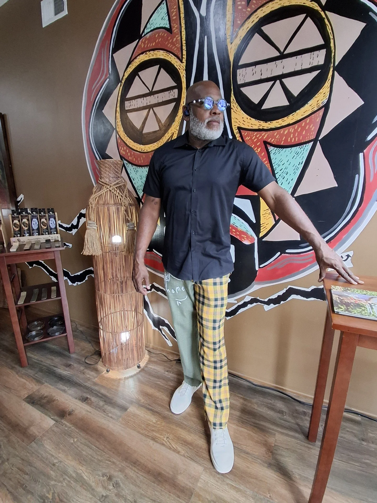Recycled Avangard Mixed Fabric Pants